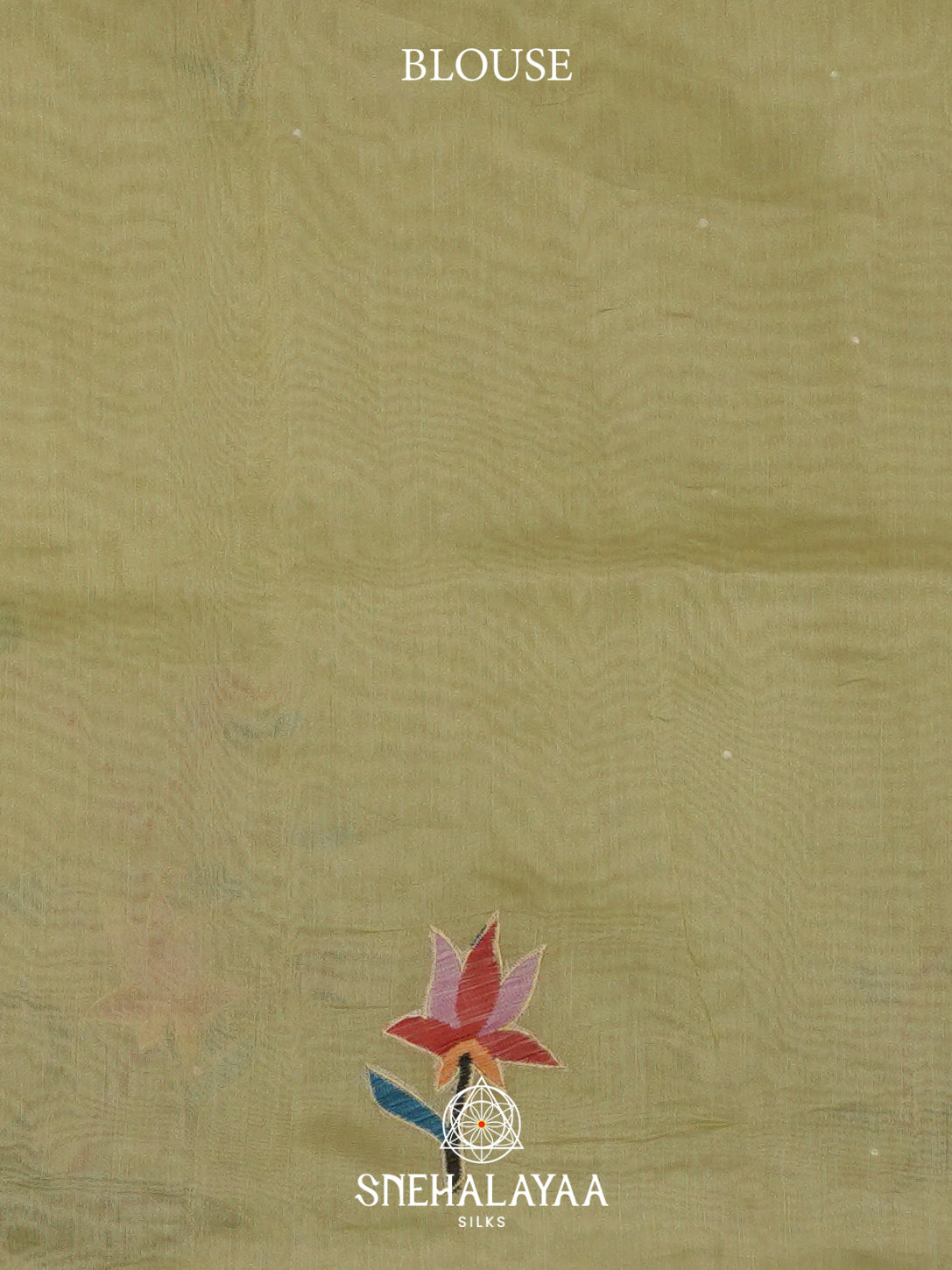 Lime Yellow Linen Saree