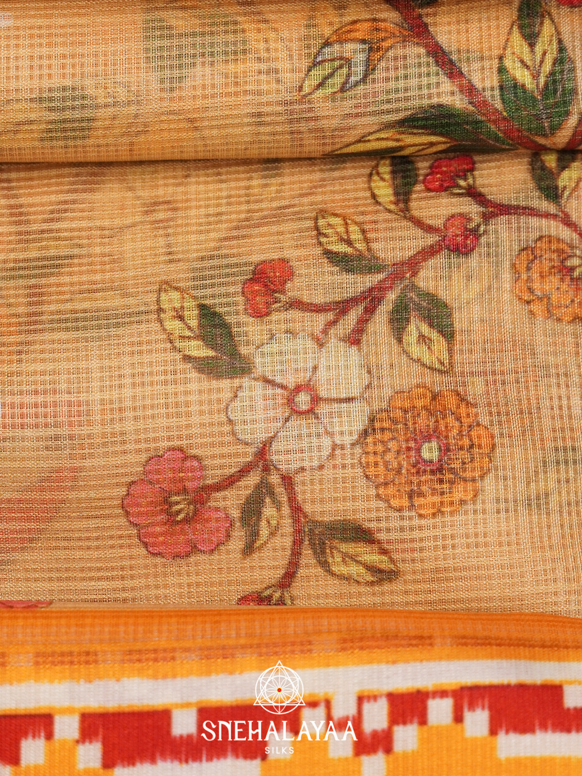 Yellow Kota Saree