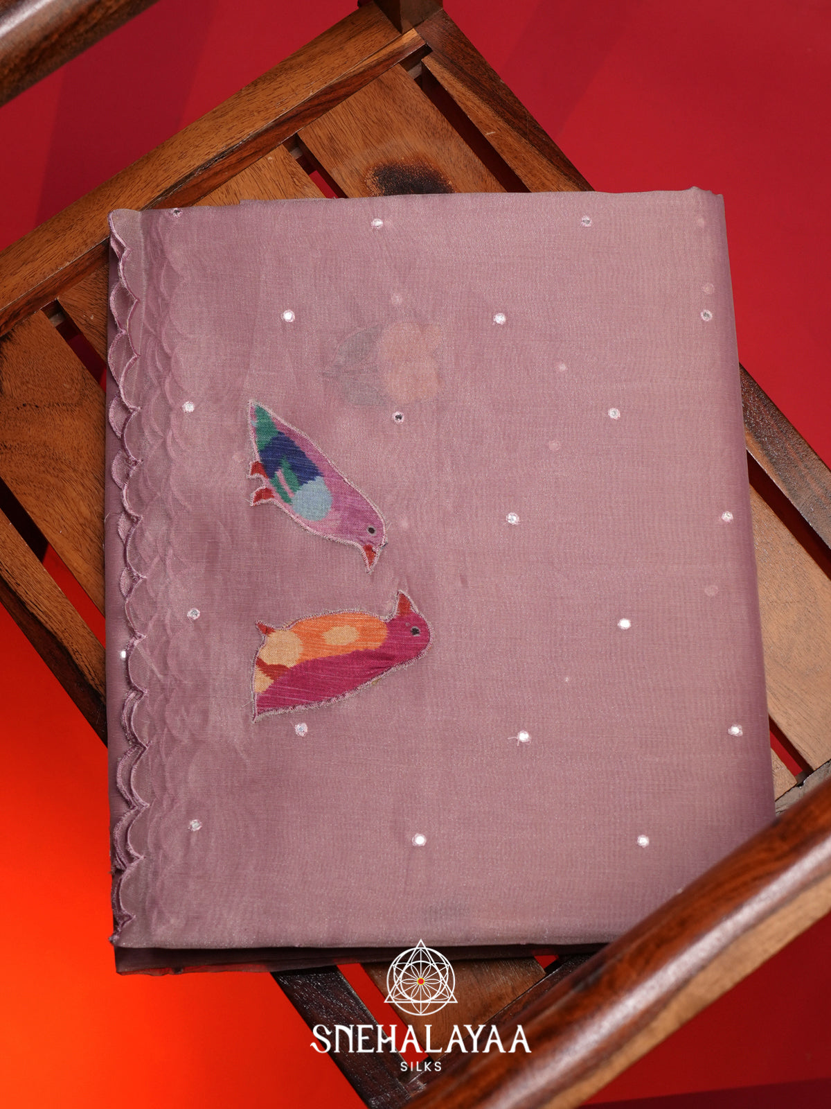 Pink Linen Saree
