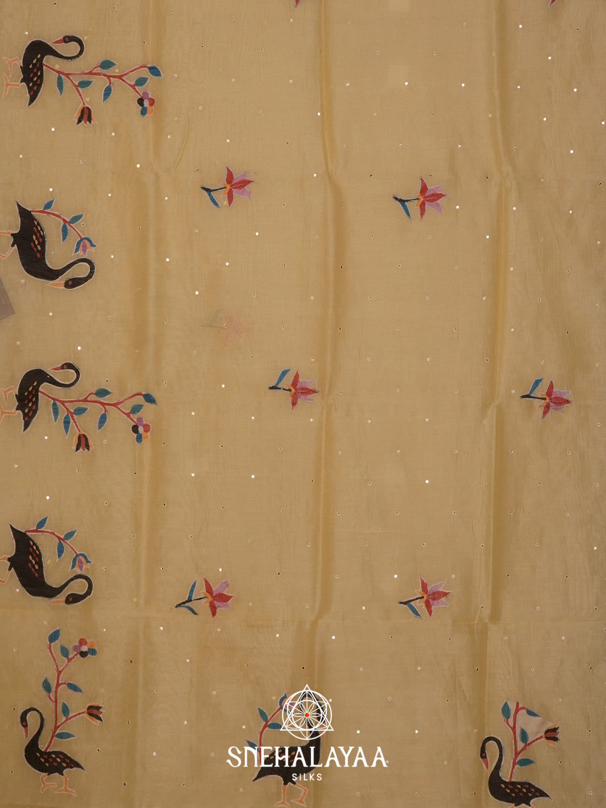Mustard Linen Saree