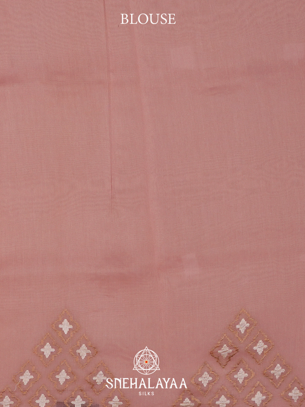 Dusty Rose Linen Saree