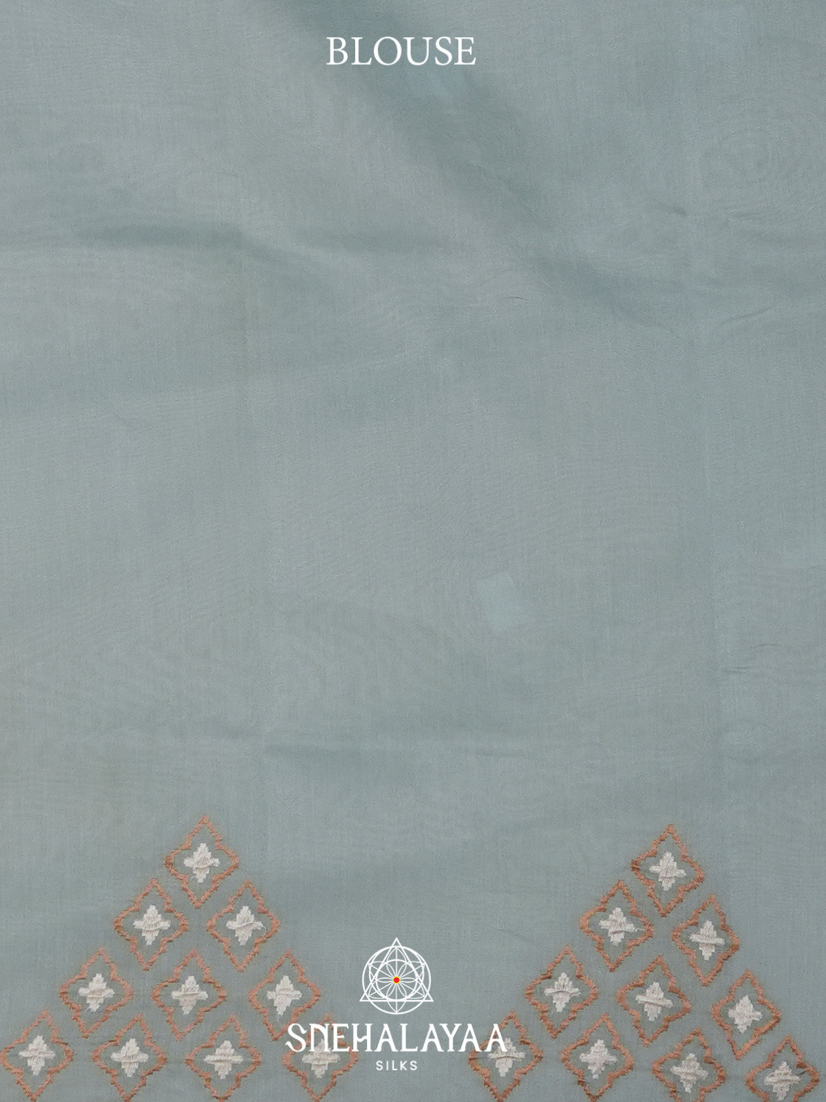 Blue Linen Saree