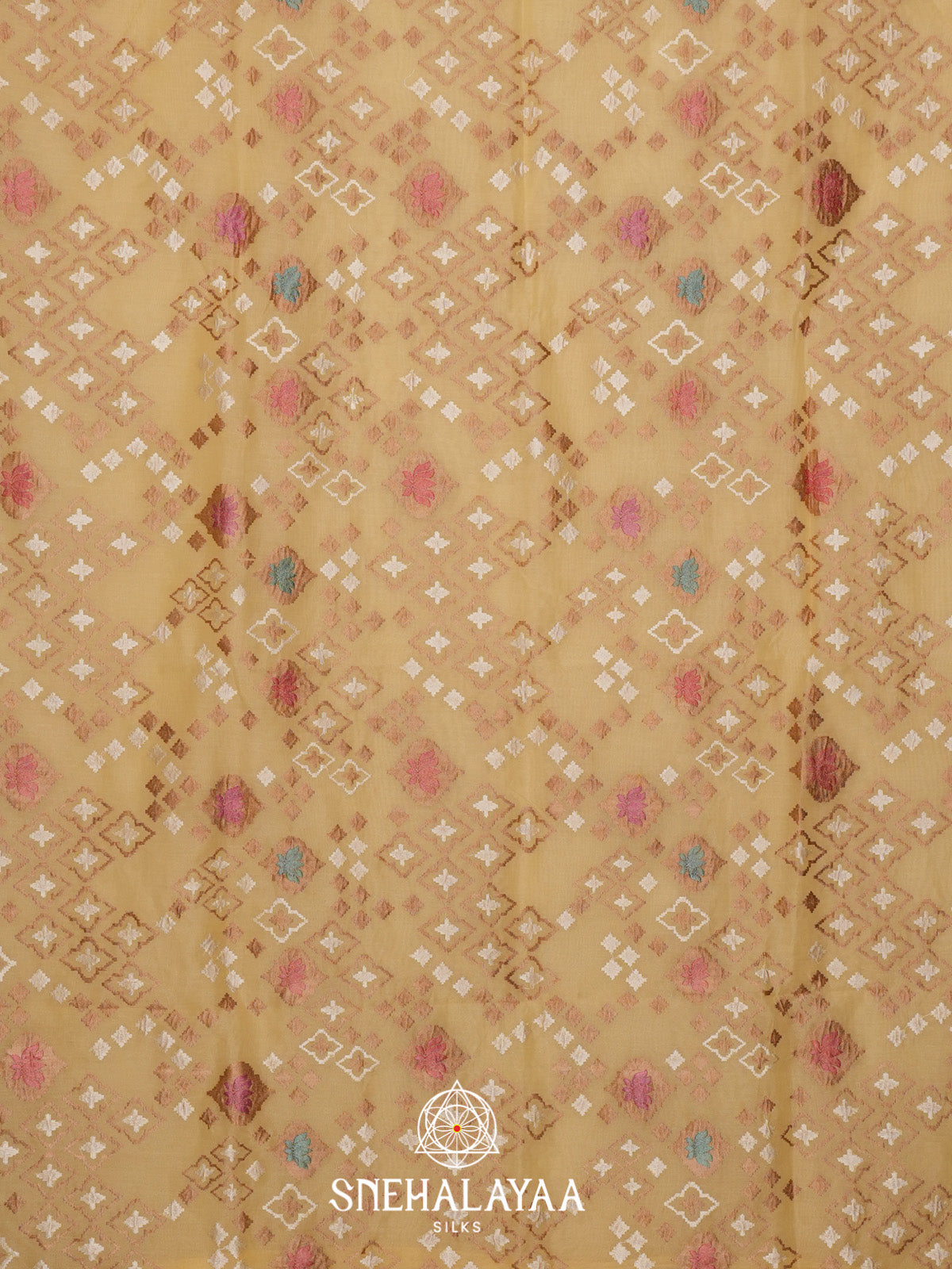 Yellow Linen Saree