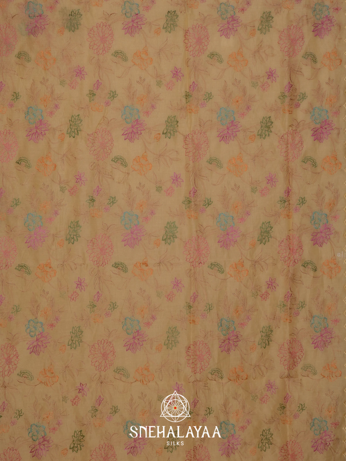 Yellow Linen Saree