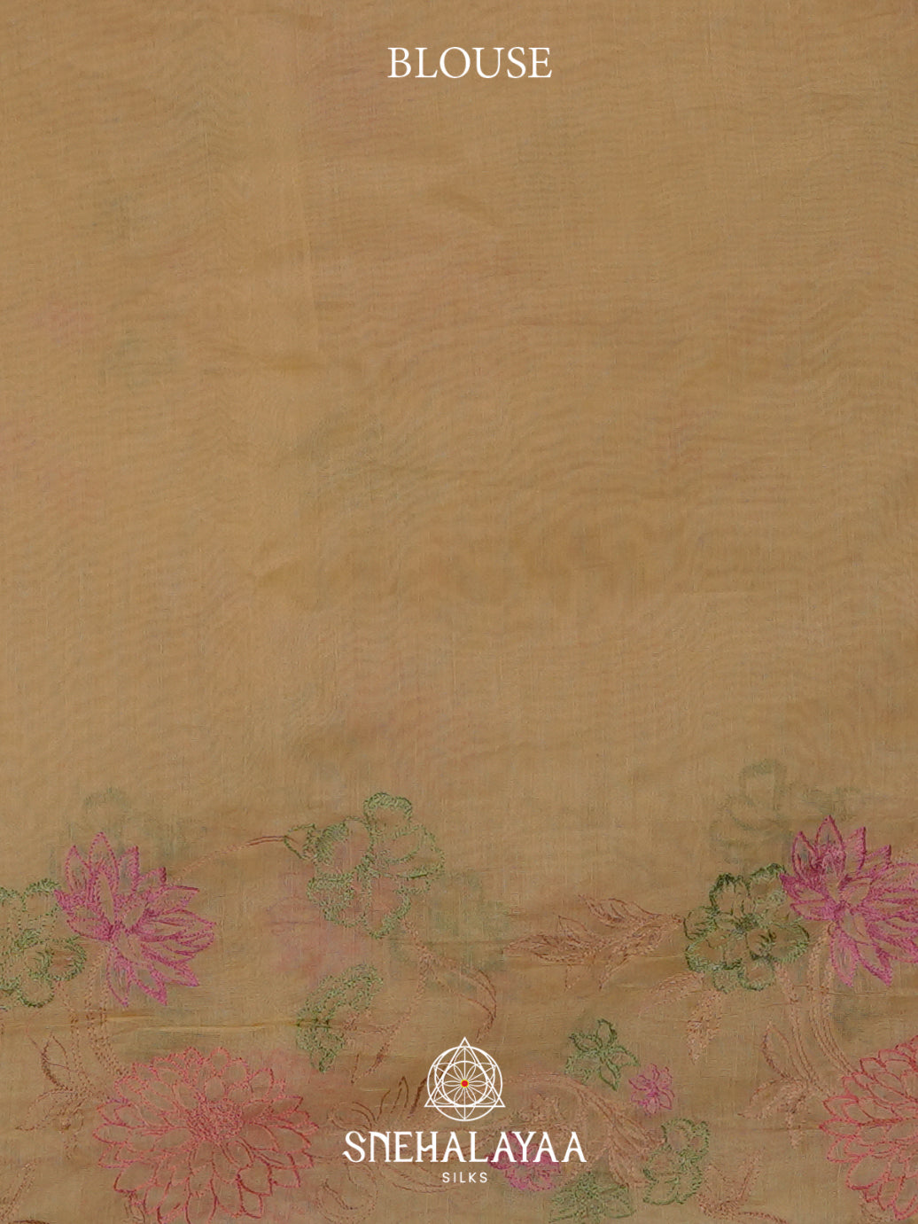 Yellow Linen Saree