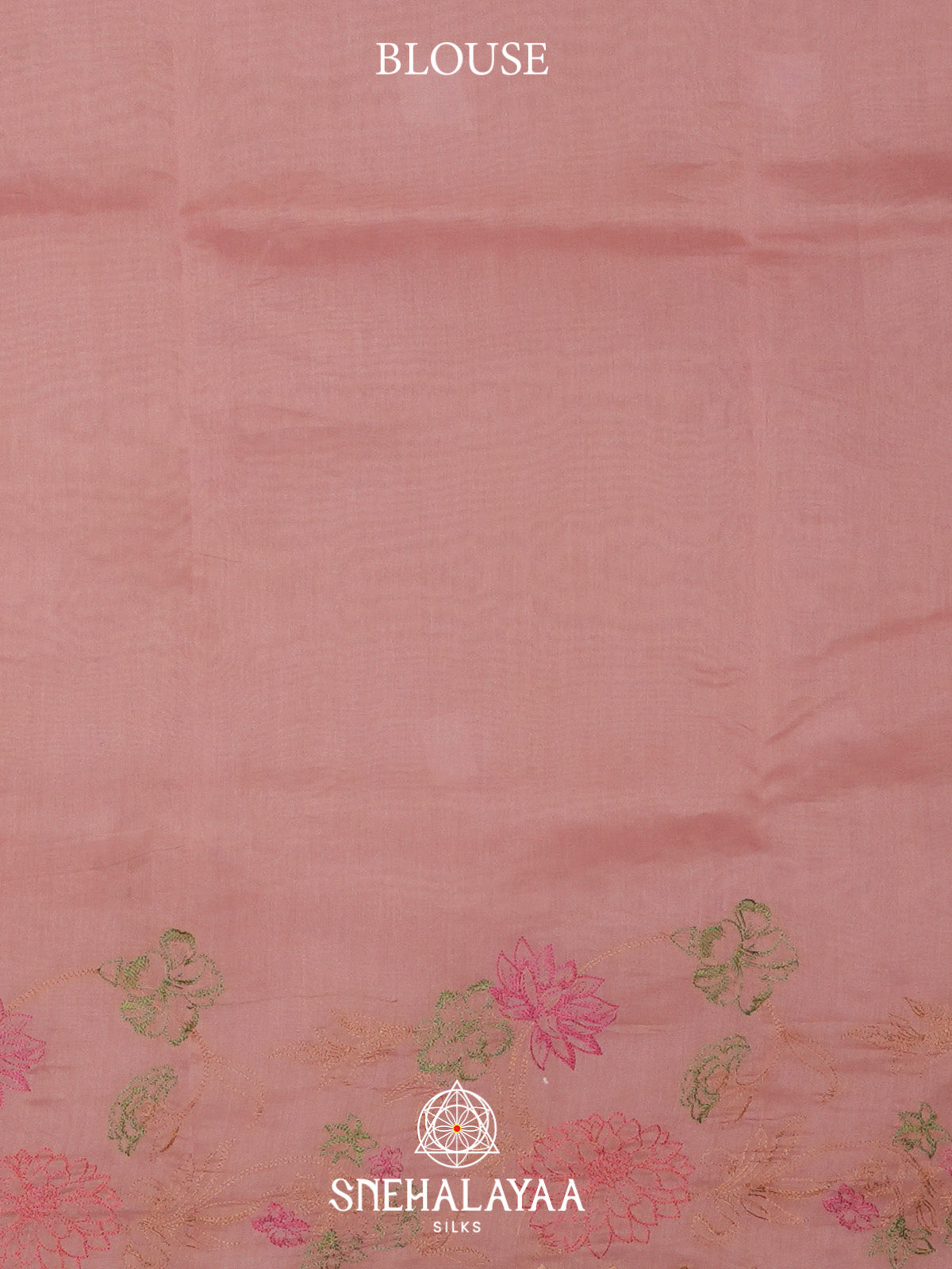 Pink Linen Saree