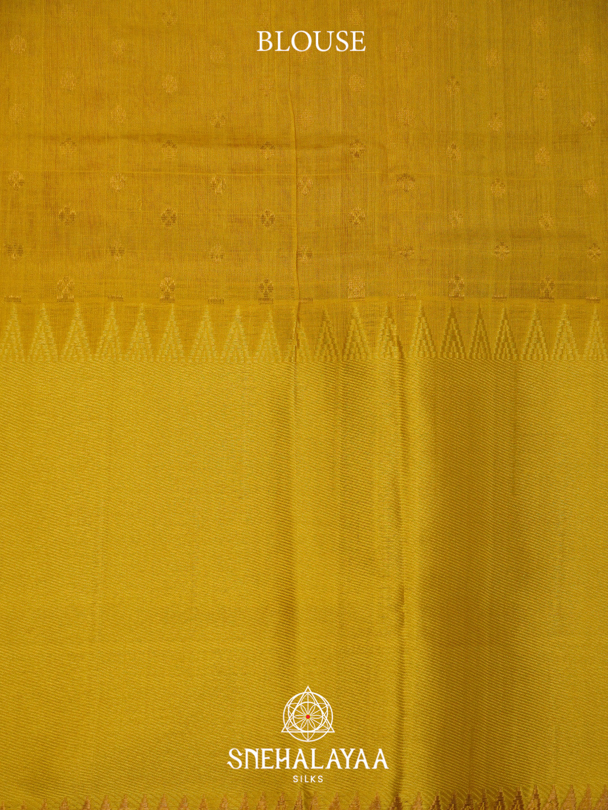 Red Striped Silk Cotton Saree with Mustard Gold Border