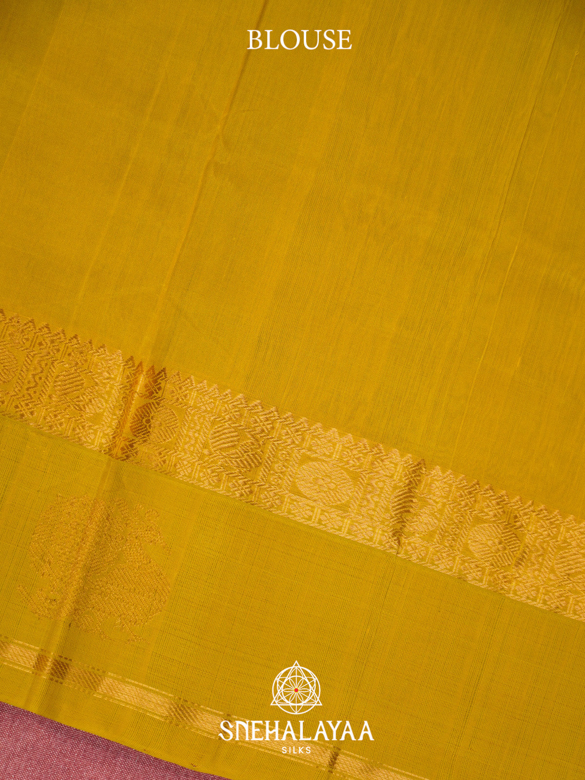 Beige Silk Cotton Saree with Mustard Yellow Border