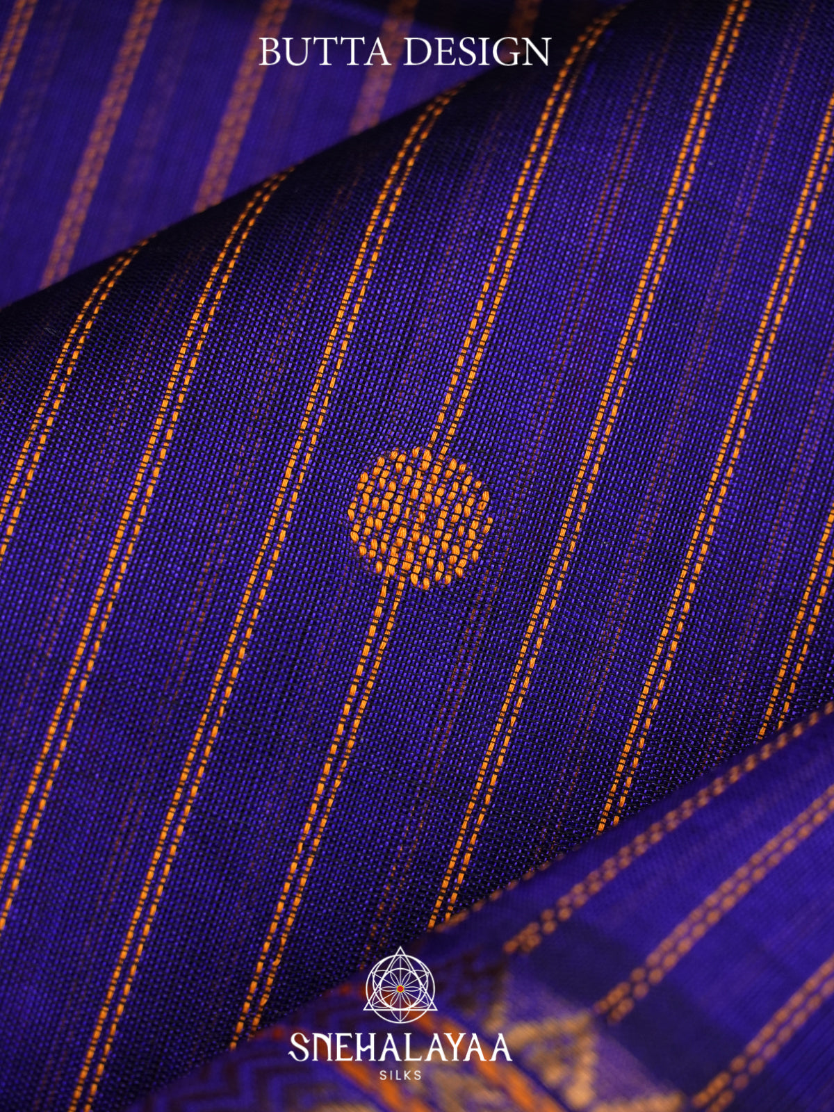 Royal Blue Kuppadam Silk Cotton Saree