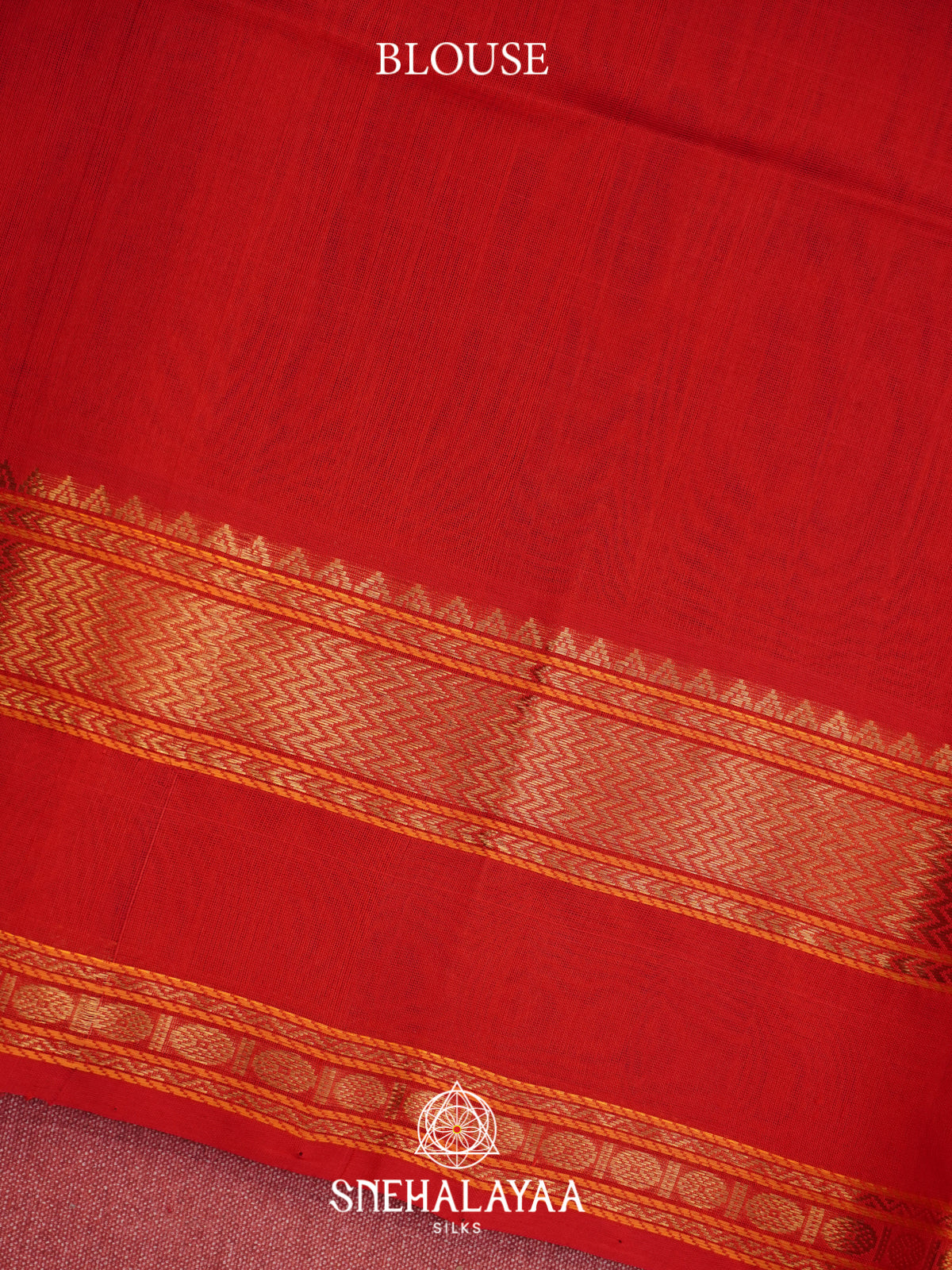 Royal Blue Kuppadam Silk Cotton Saree