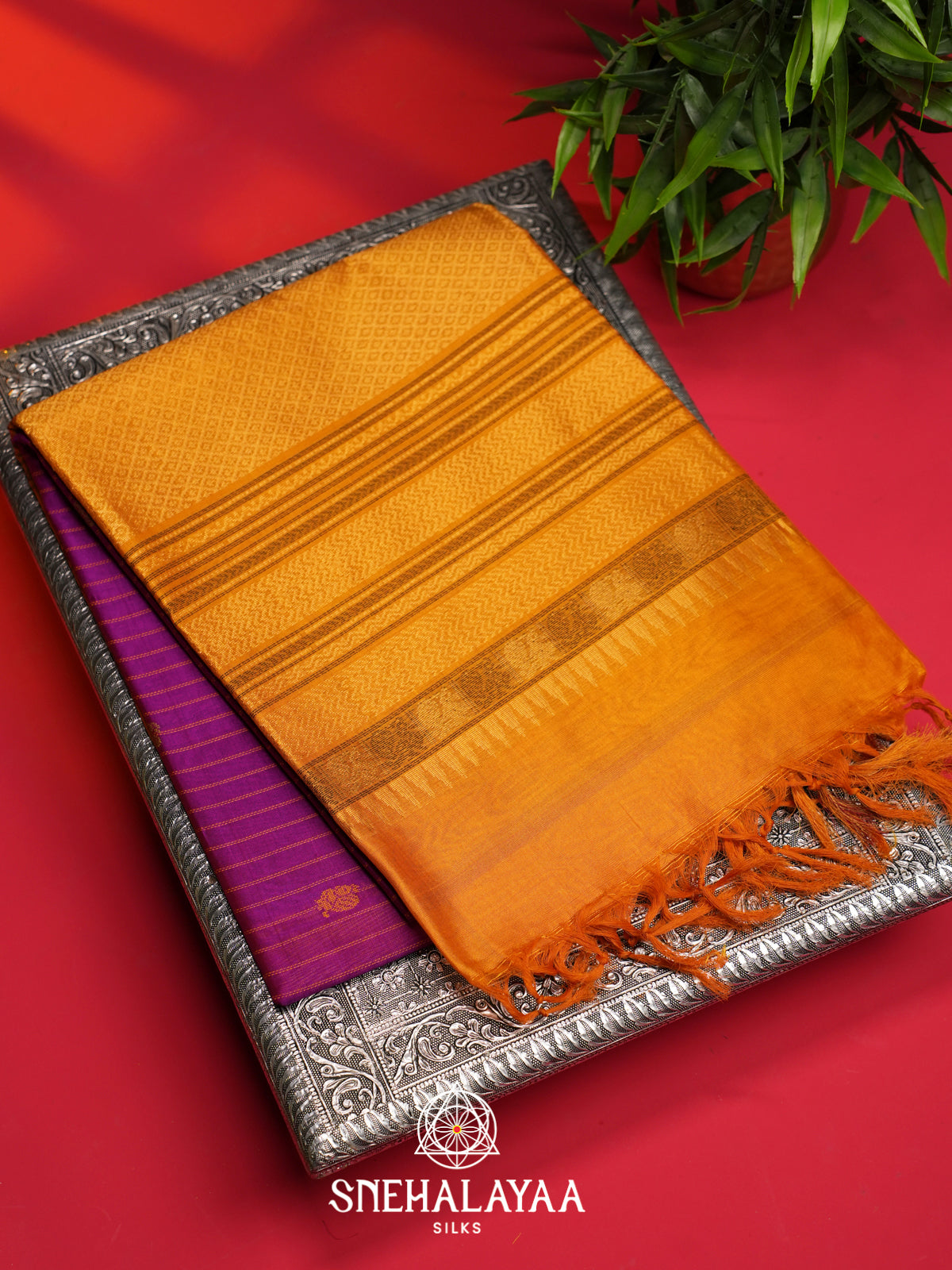 Rani Pink Kuppadam Silk Cotton Saree