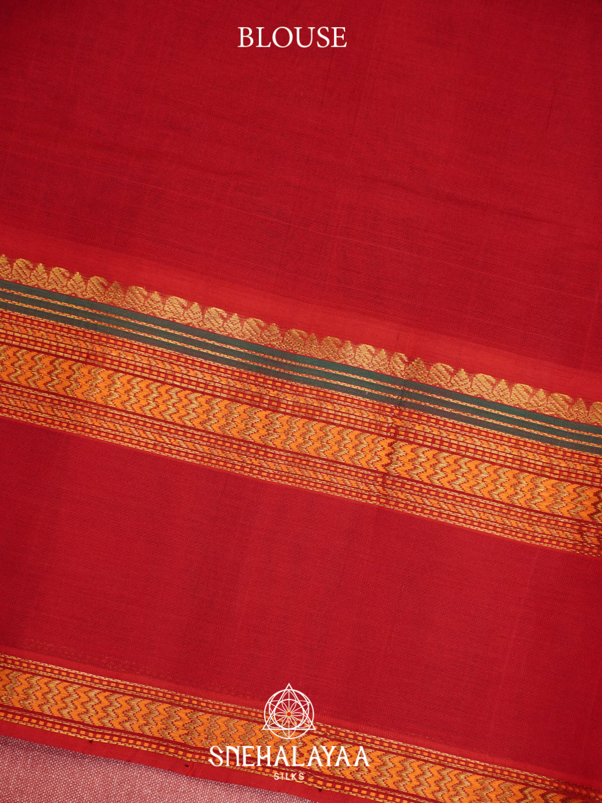 Maroon Kuppadam Silk Cotton Saree