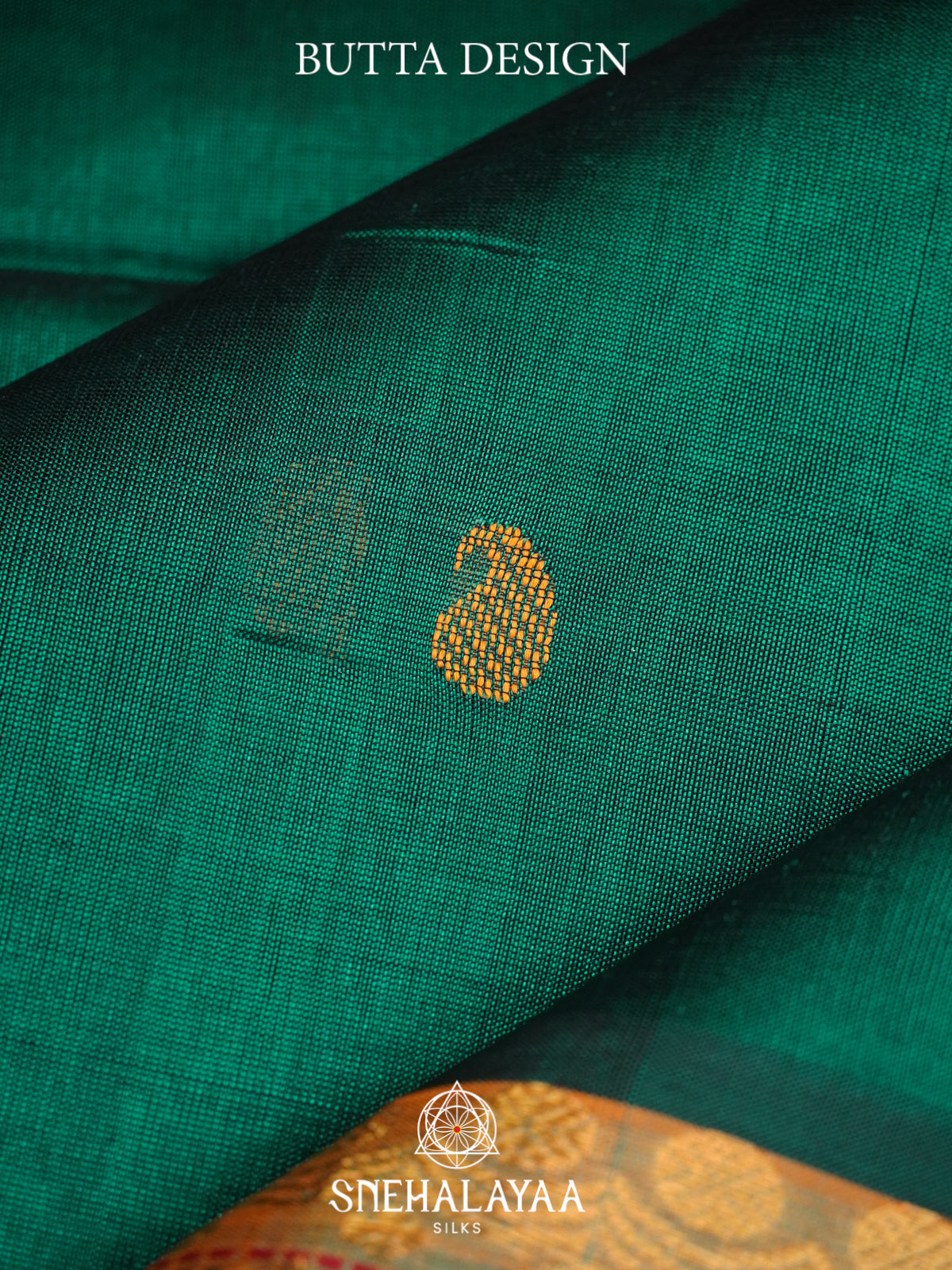 Teal Green Kuppadam Silk Cotton Saree