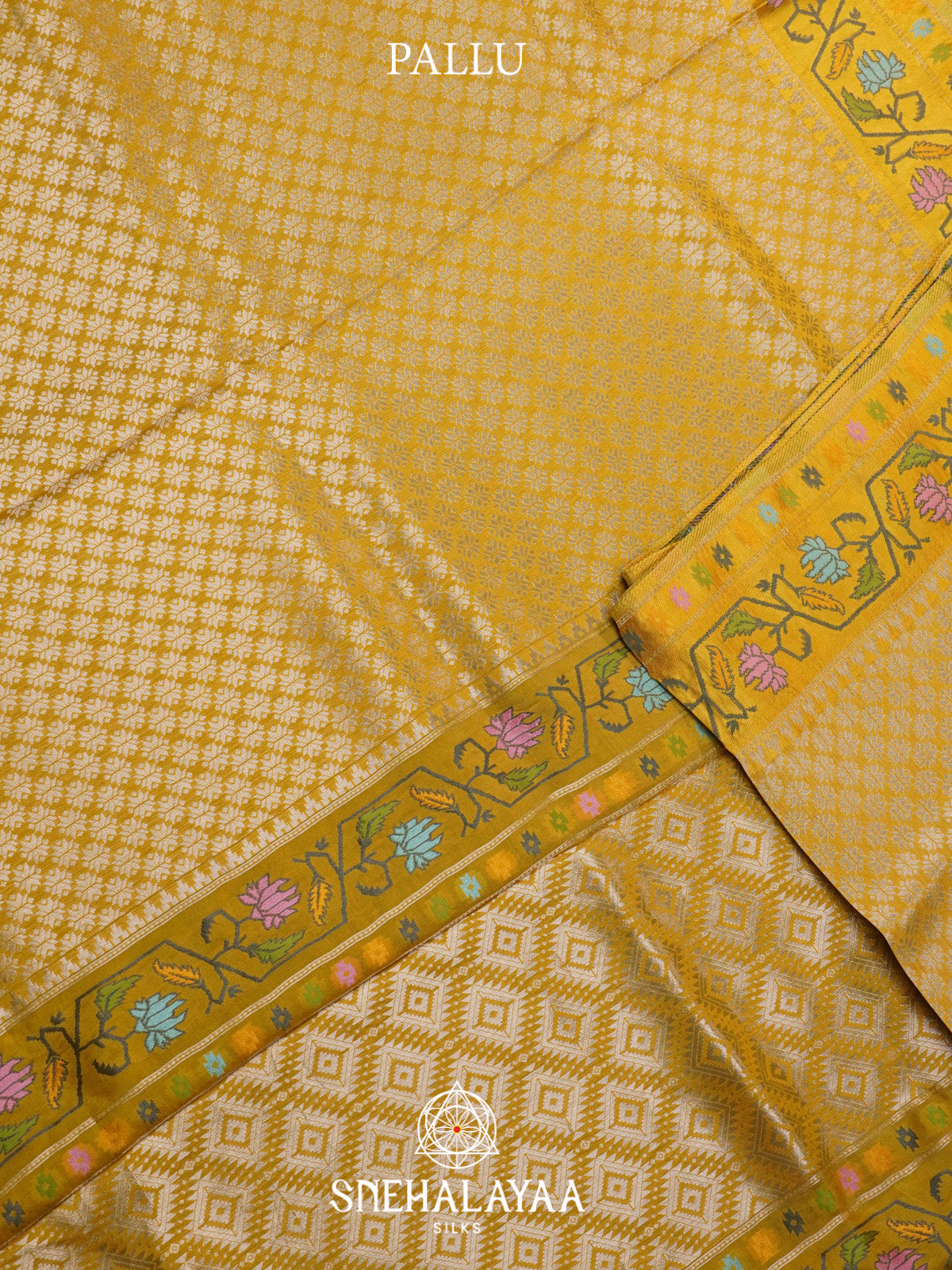 Yellow Banaras Saree