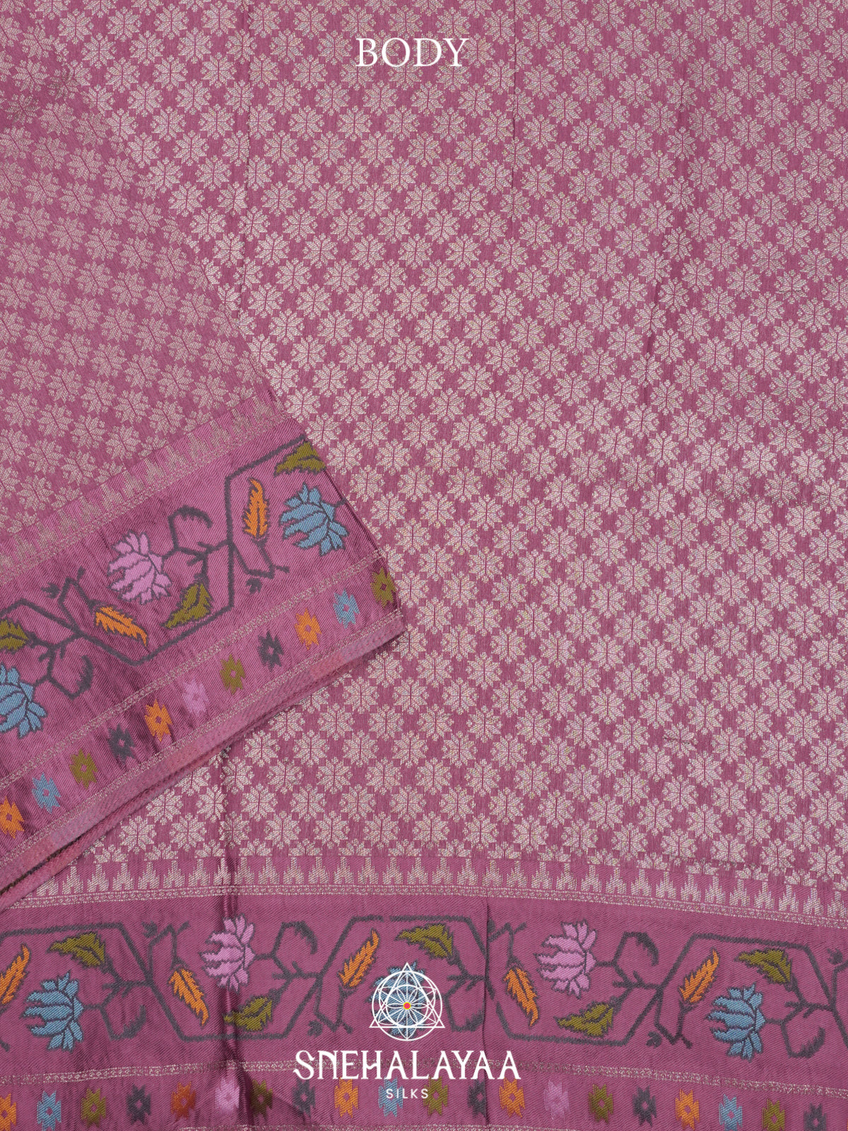 Plum Banaras Saree