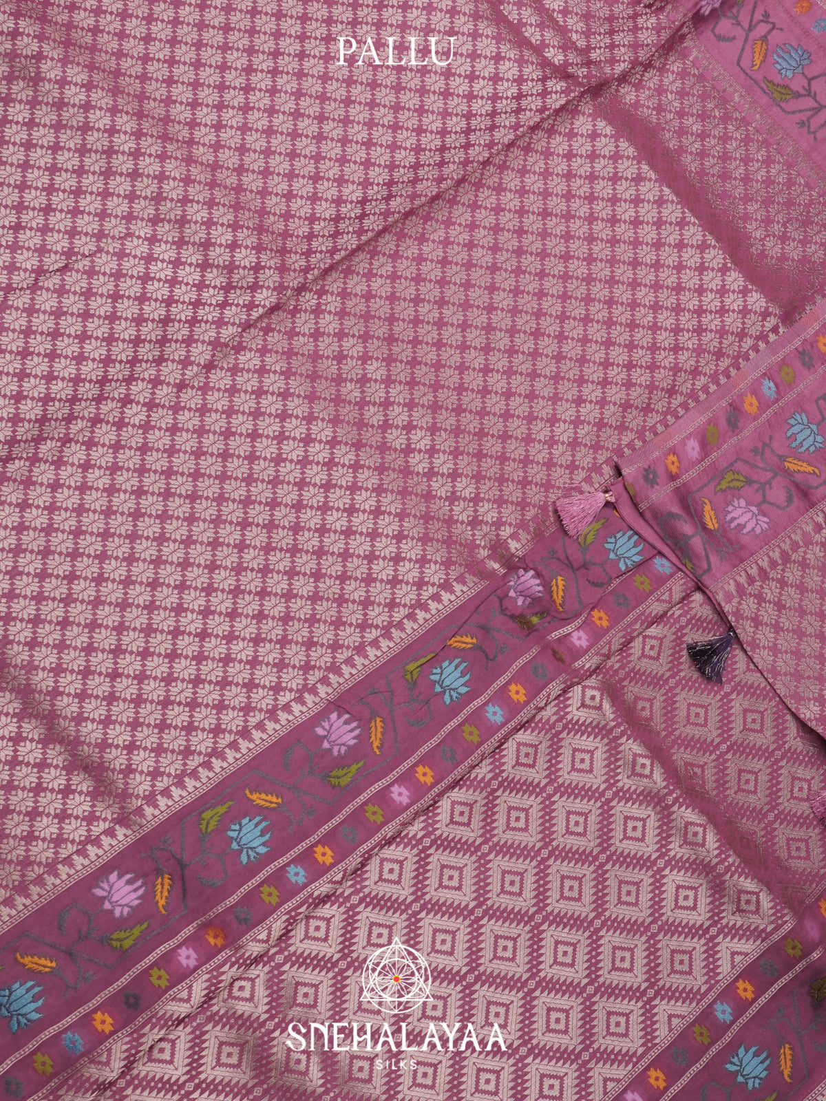 Plum Banaras Saree