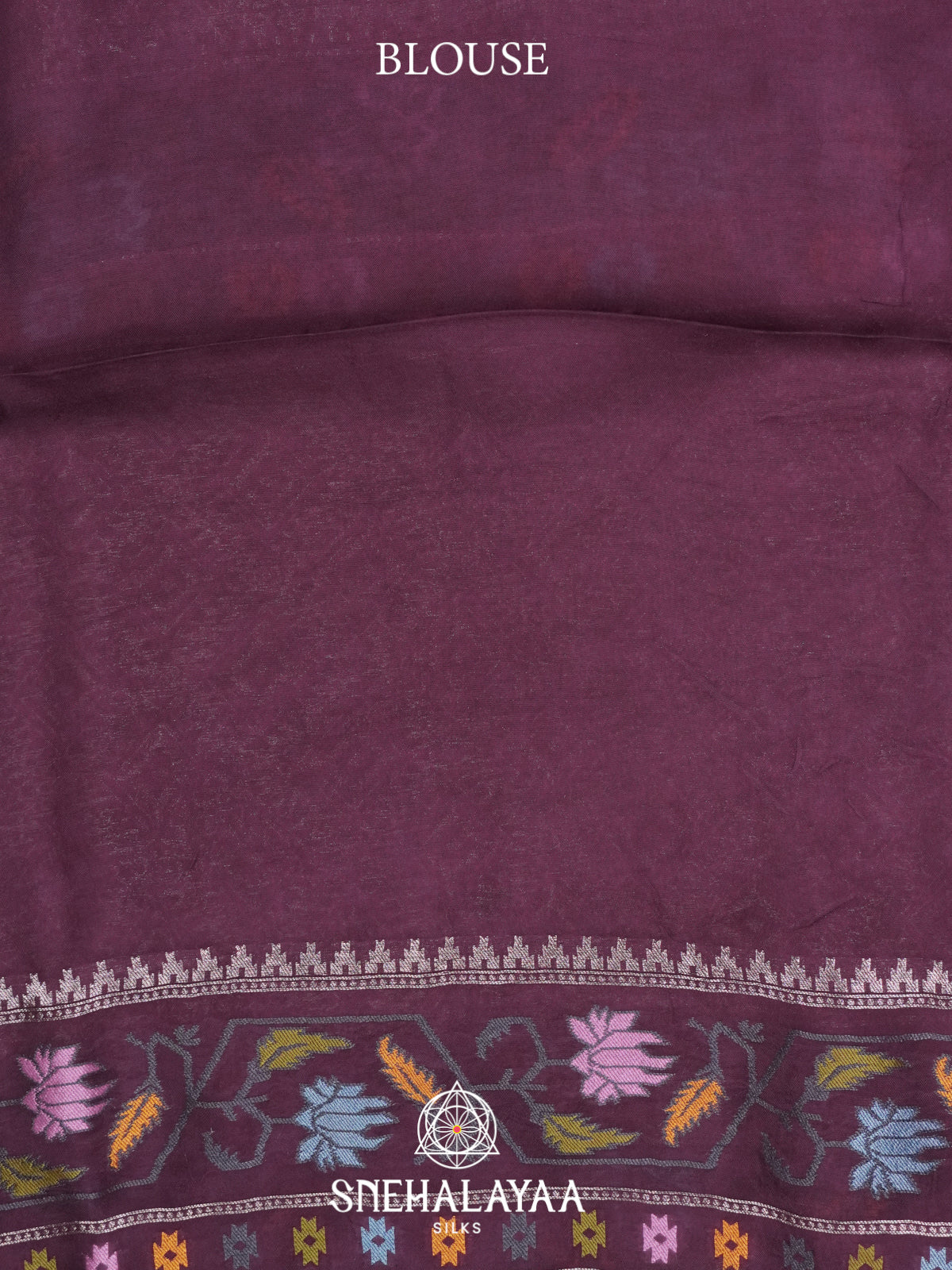 Plum Banaras Saree