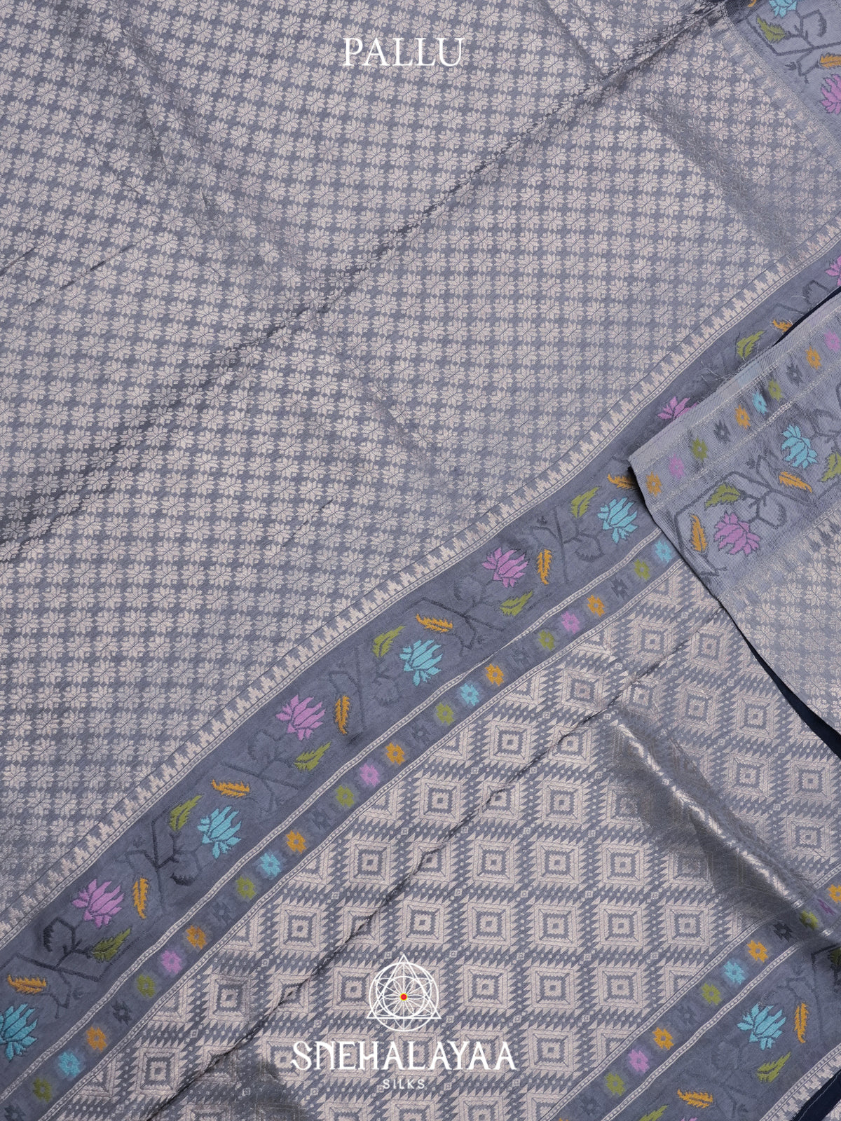 Grey Banaras Saree