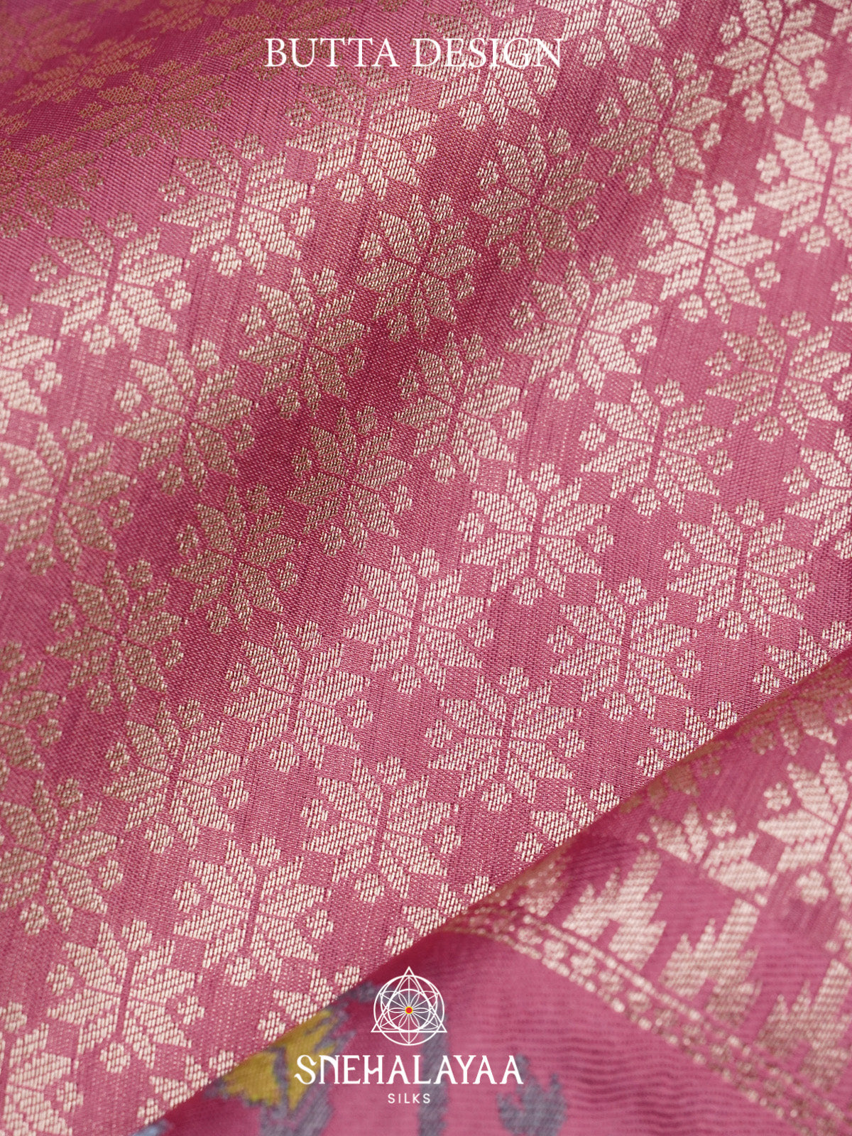 Mauve Pink Banaras Saree