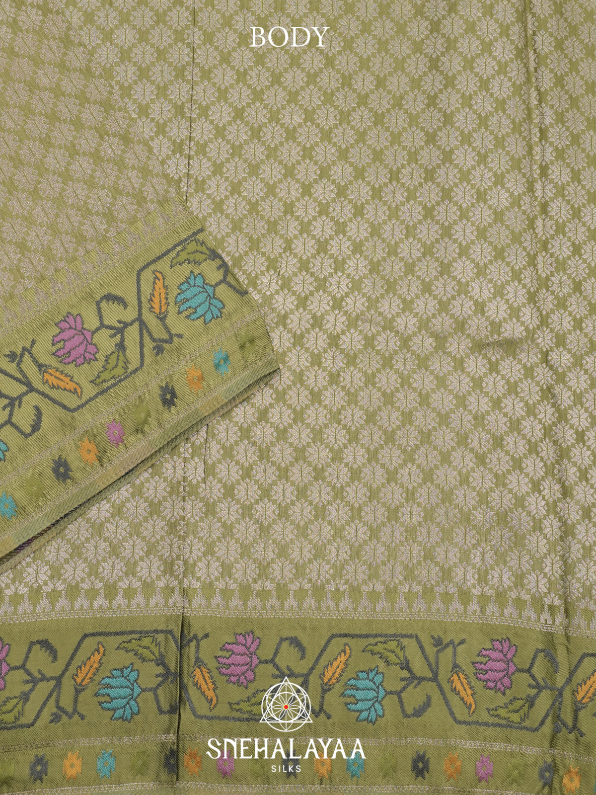 Green Banaras Saree