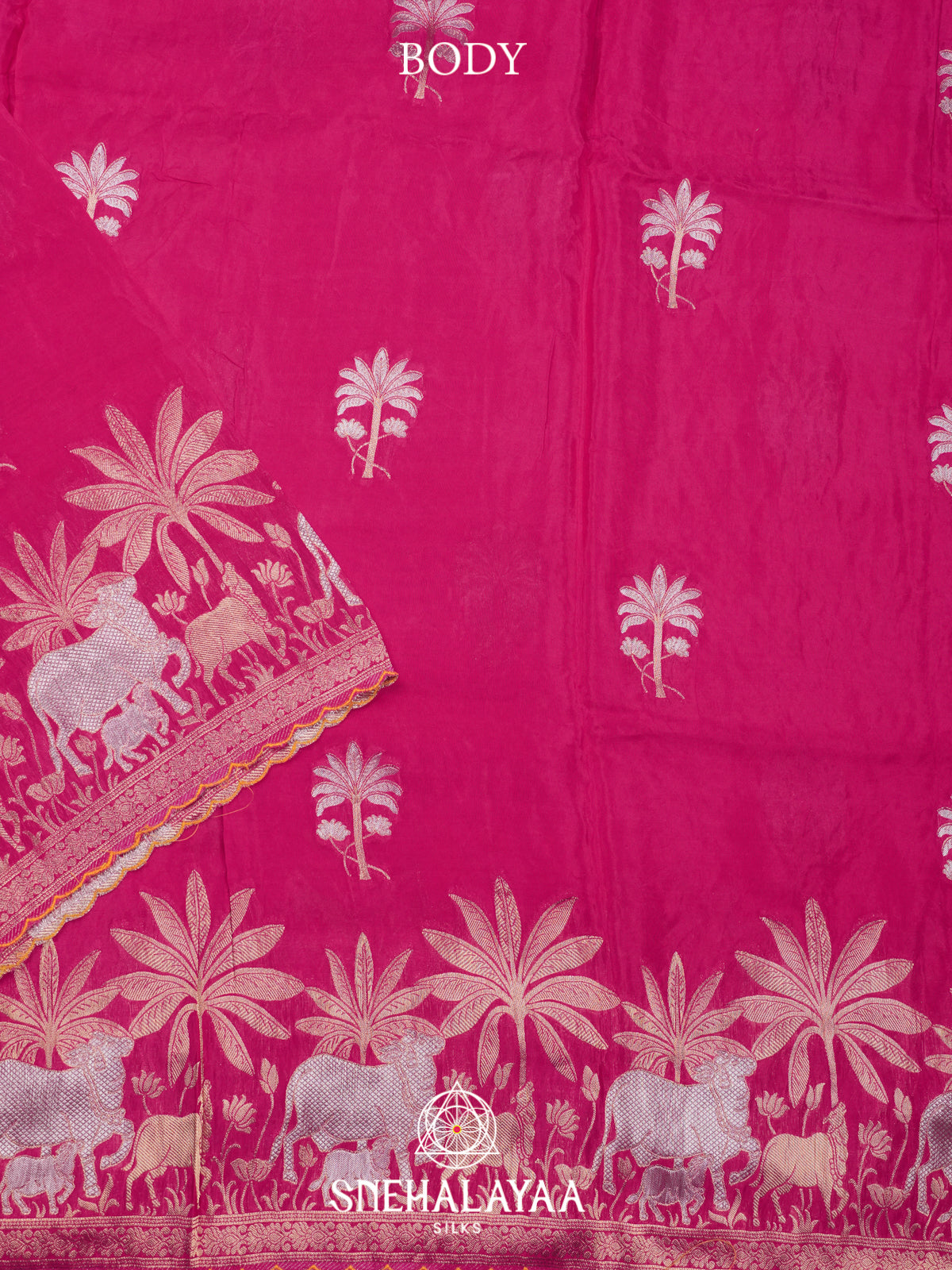 Pink Banaras Saree