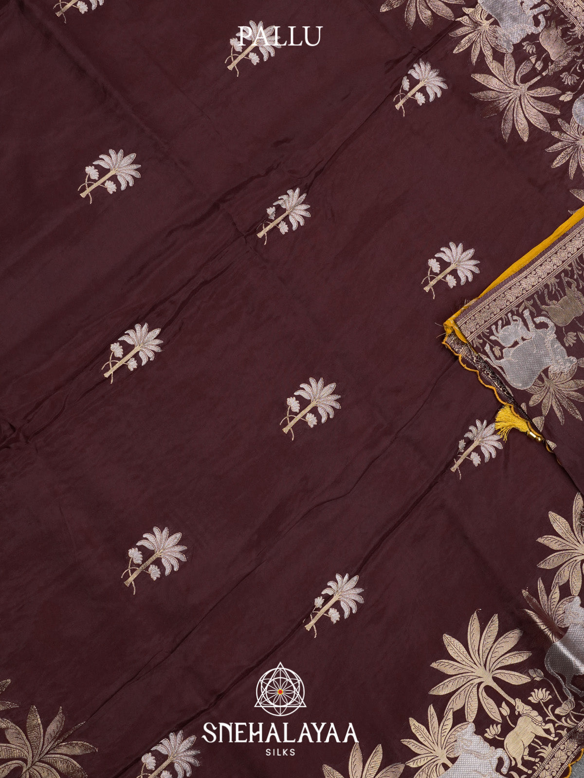 Coffee Brown Banaras Saree