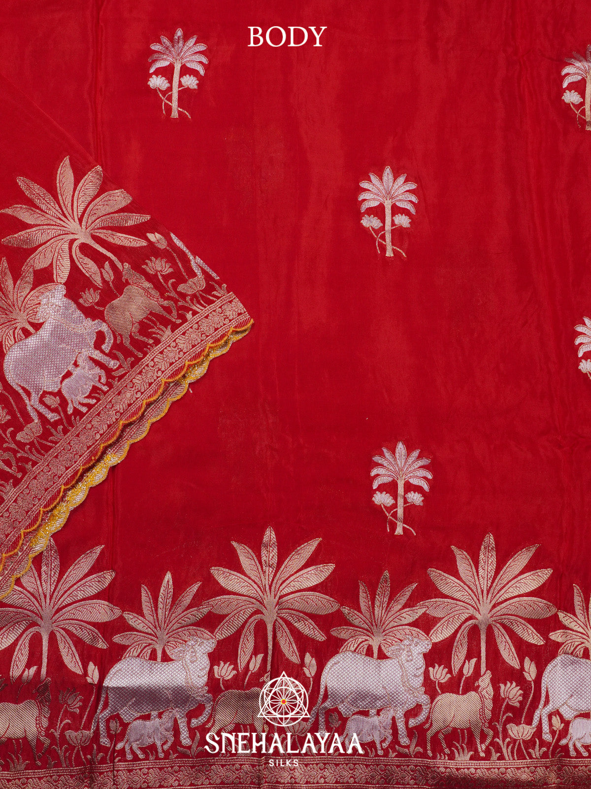 Red Banaras Saree