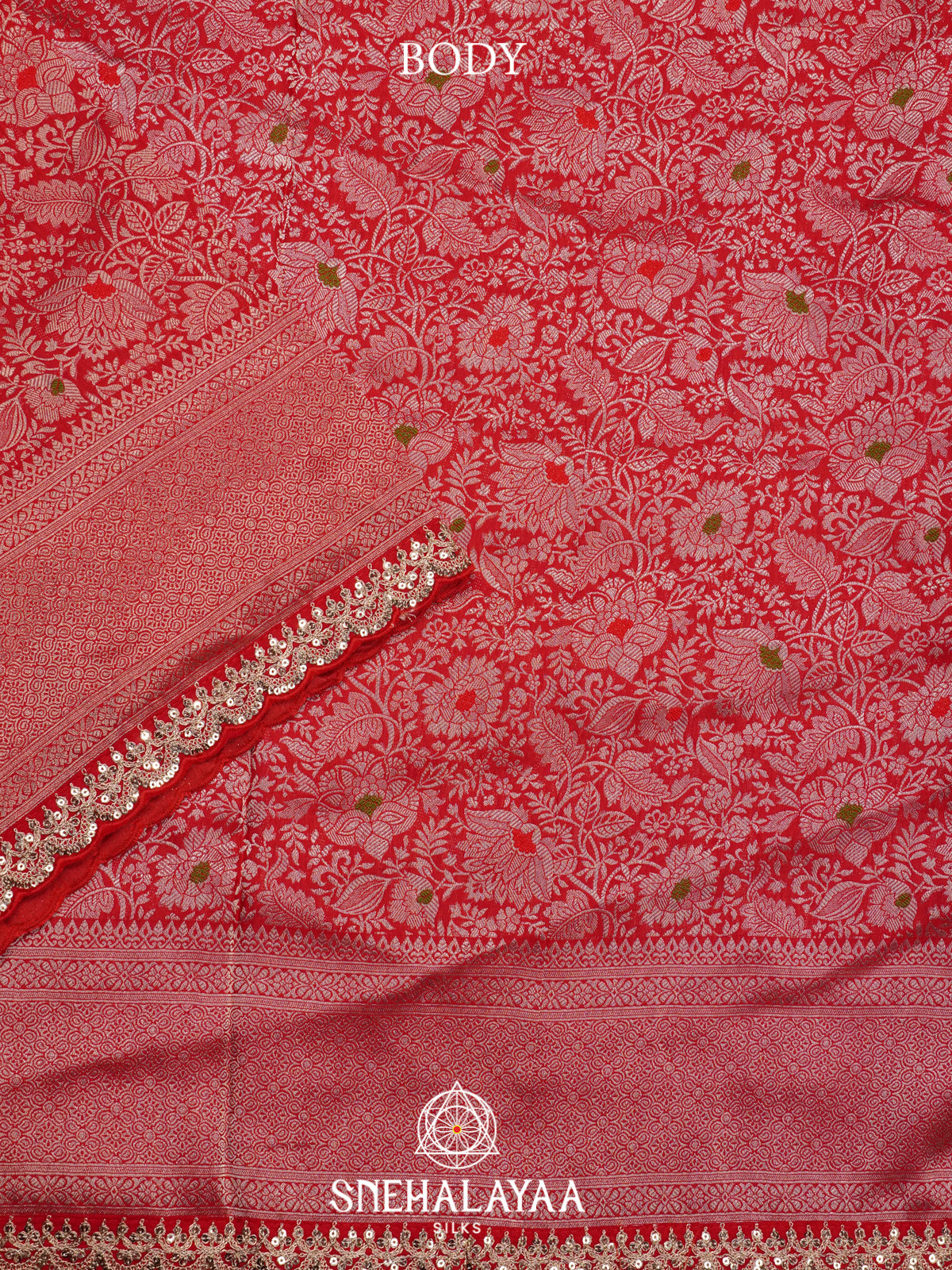 Red Banaras Saree