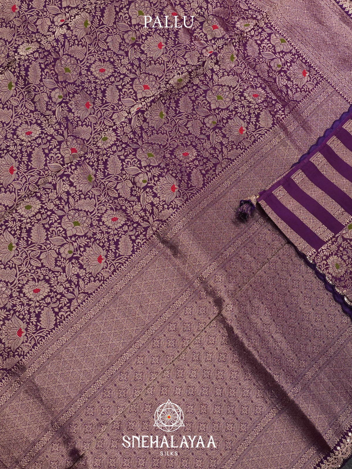 Purple Banaras Saree