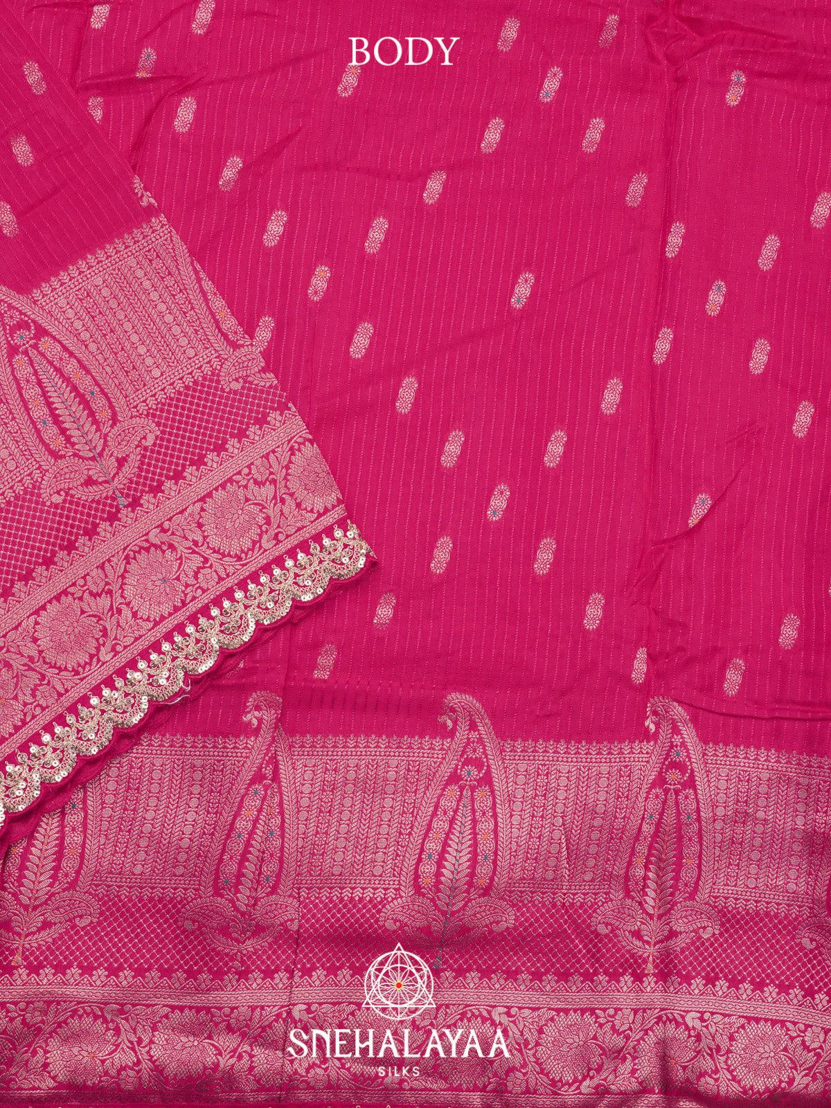 Pink Banaras Saree