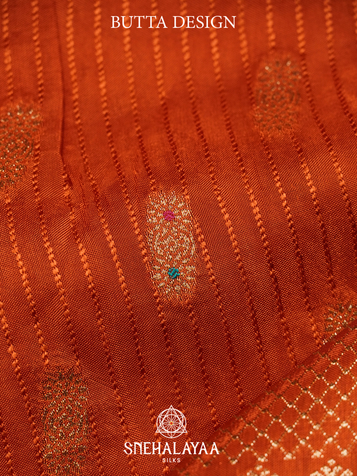 Orange Banaras Saree