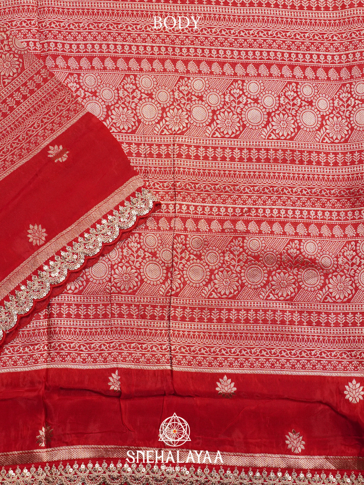 Red Banaras Saree