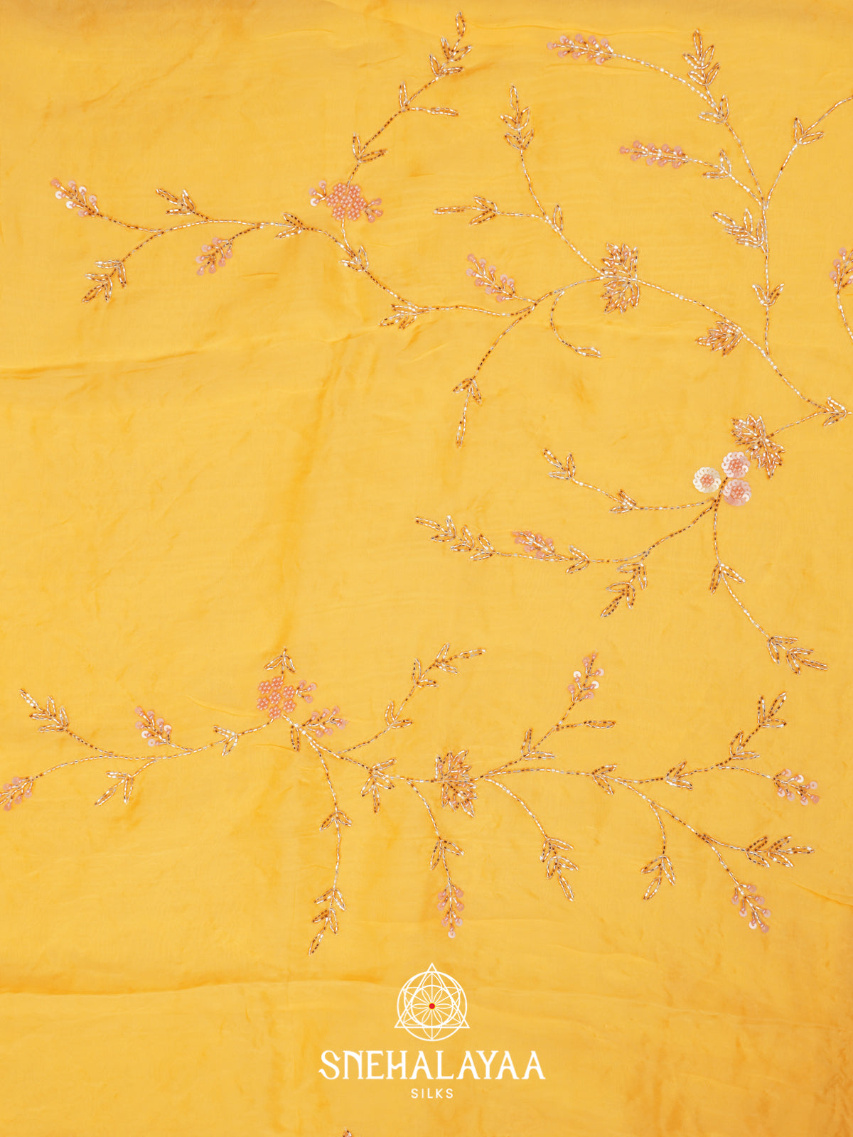 Yellow Designer Saree