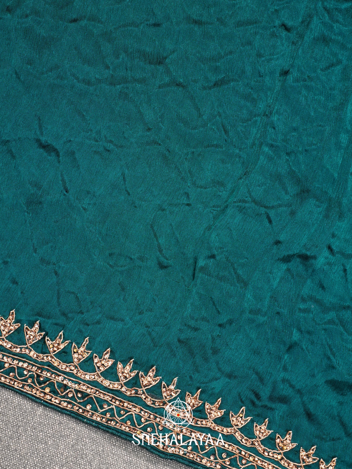 Green Designer Saree