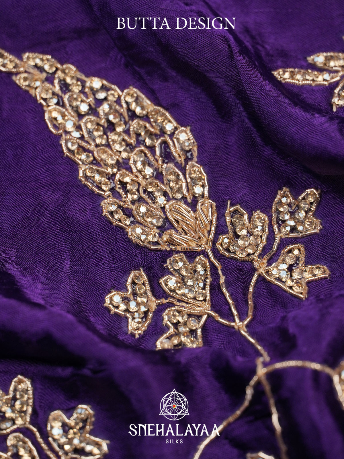 Purple Designer Saree