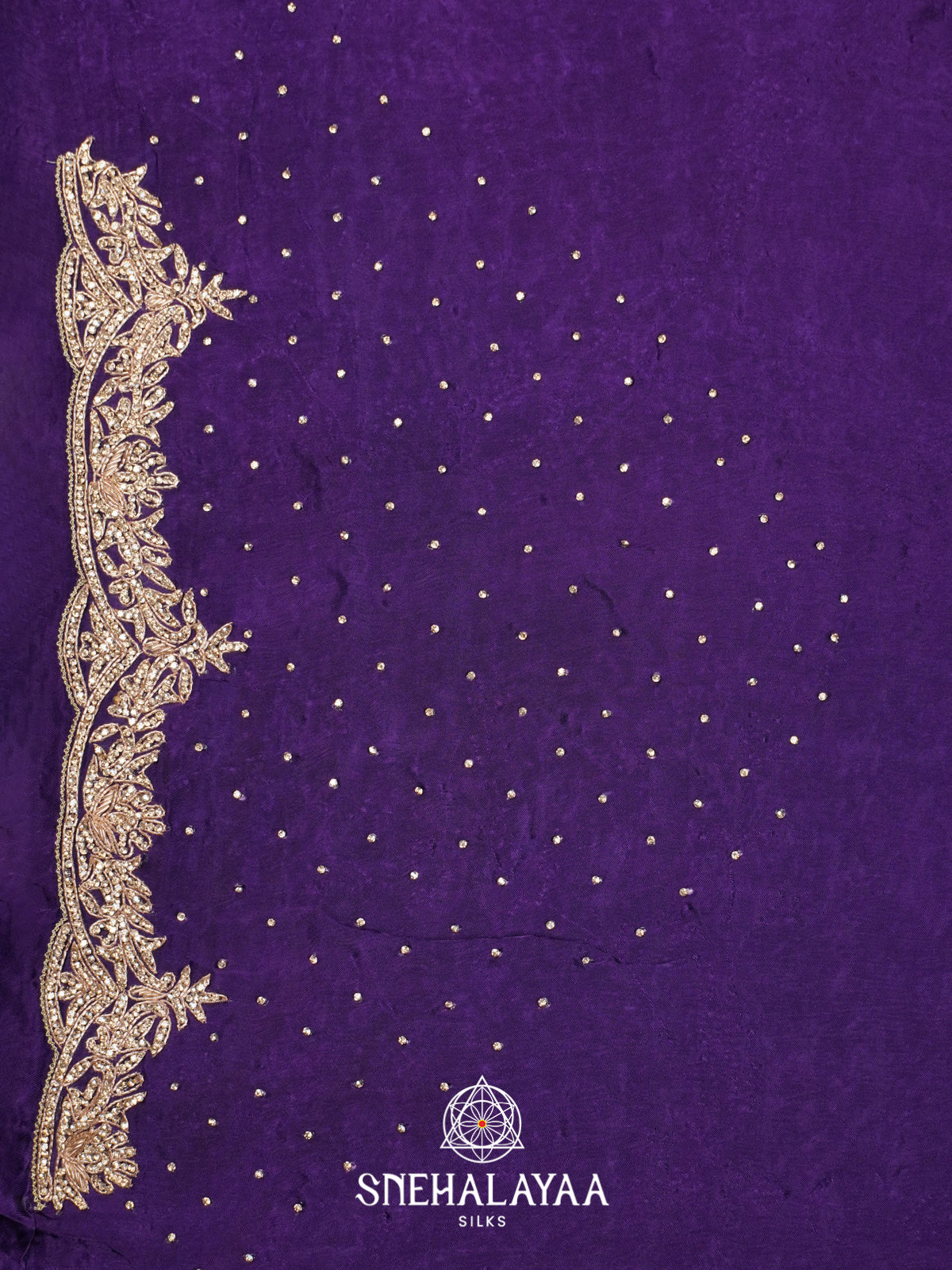 Purple Designer Saree