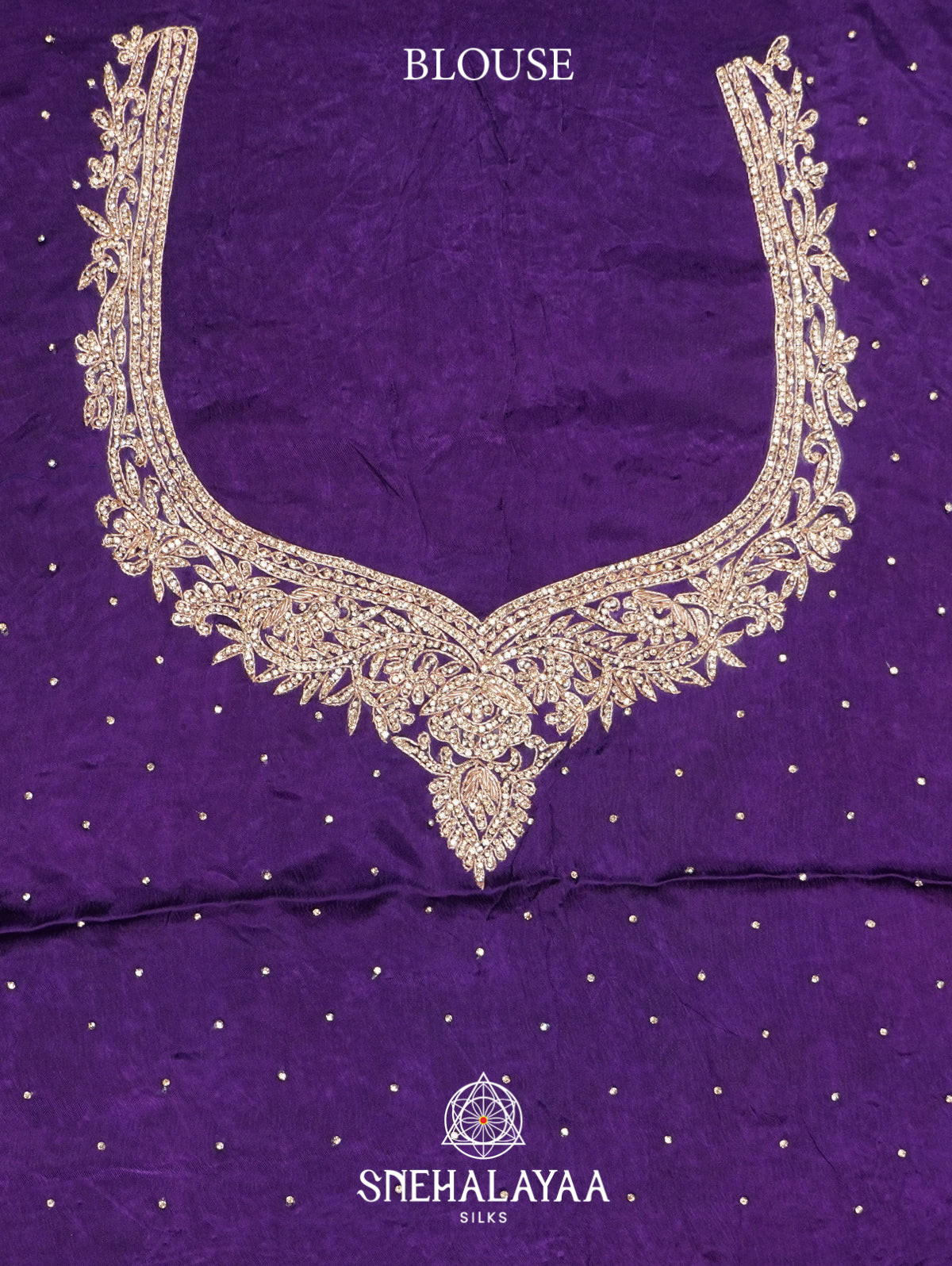 Purple Designer Saree