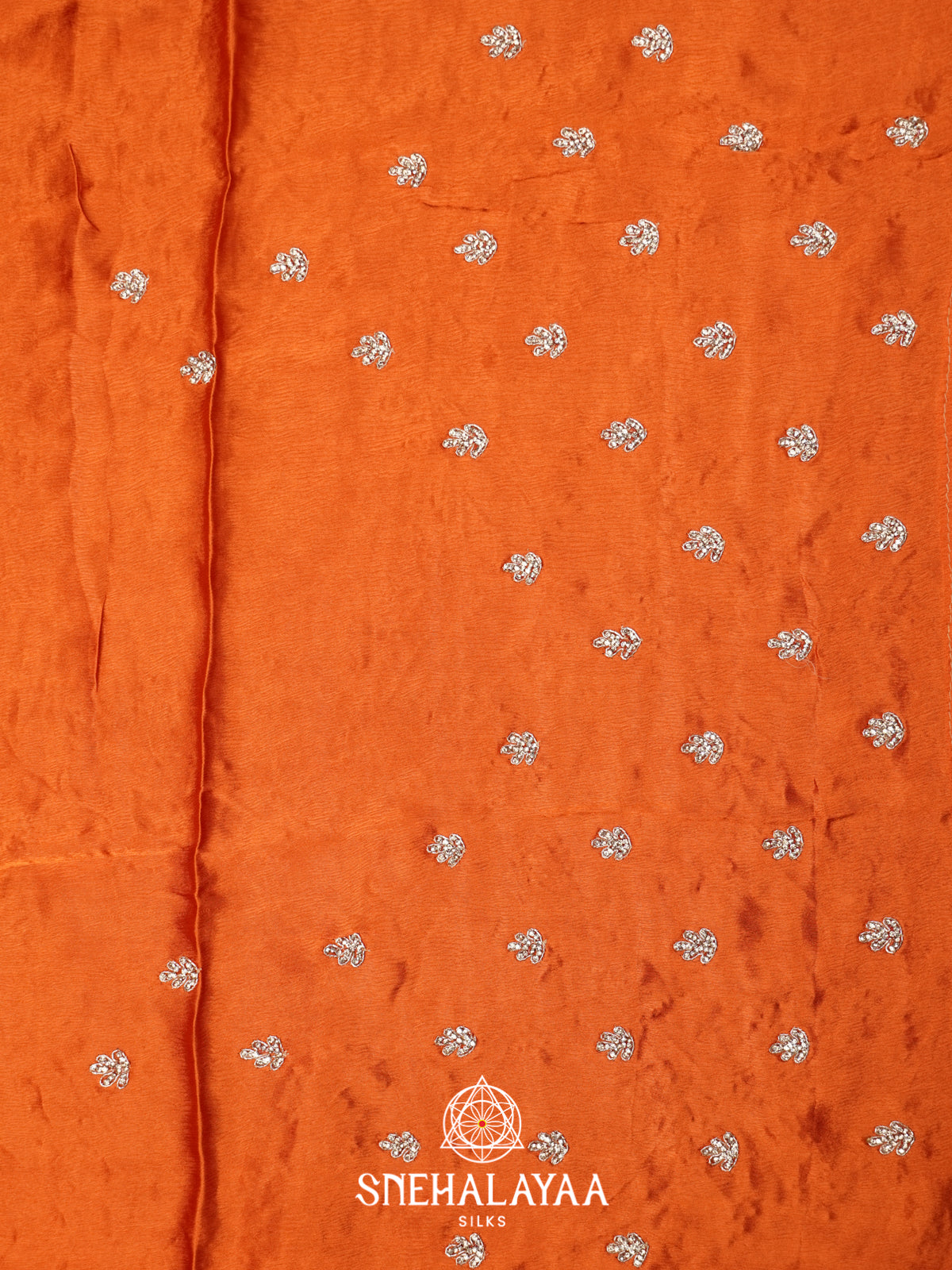 Orange Designer Saree