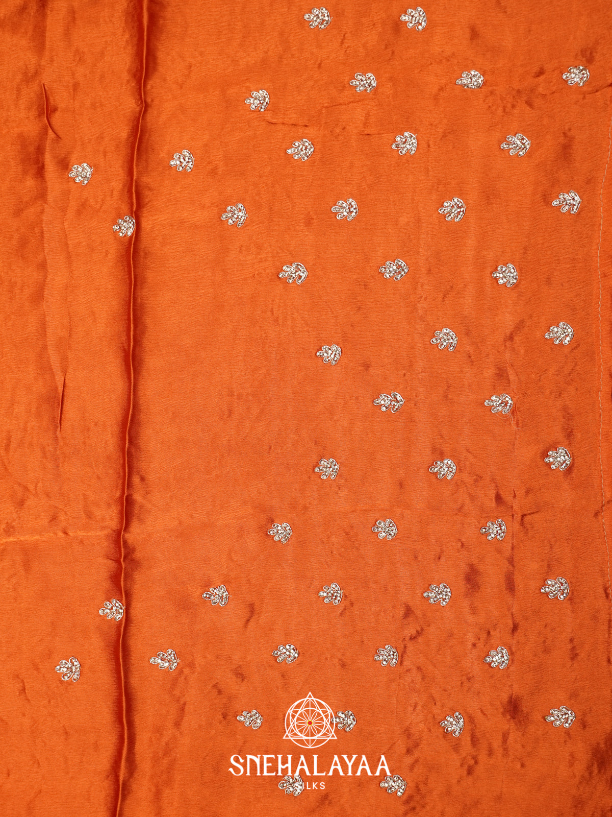 Orange Designer Saree