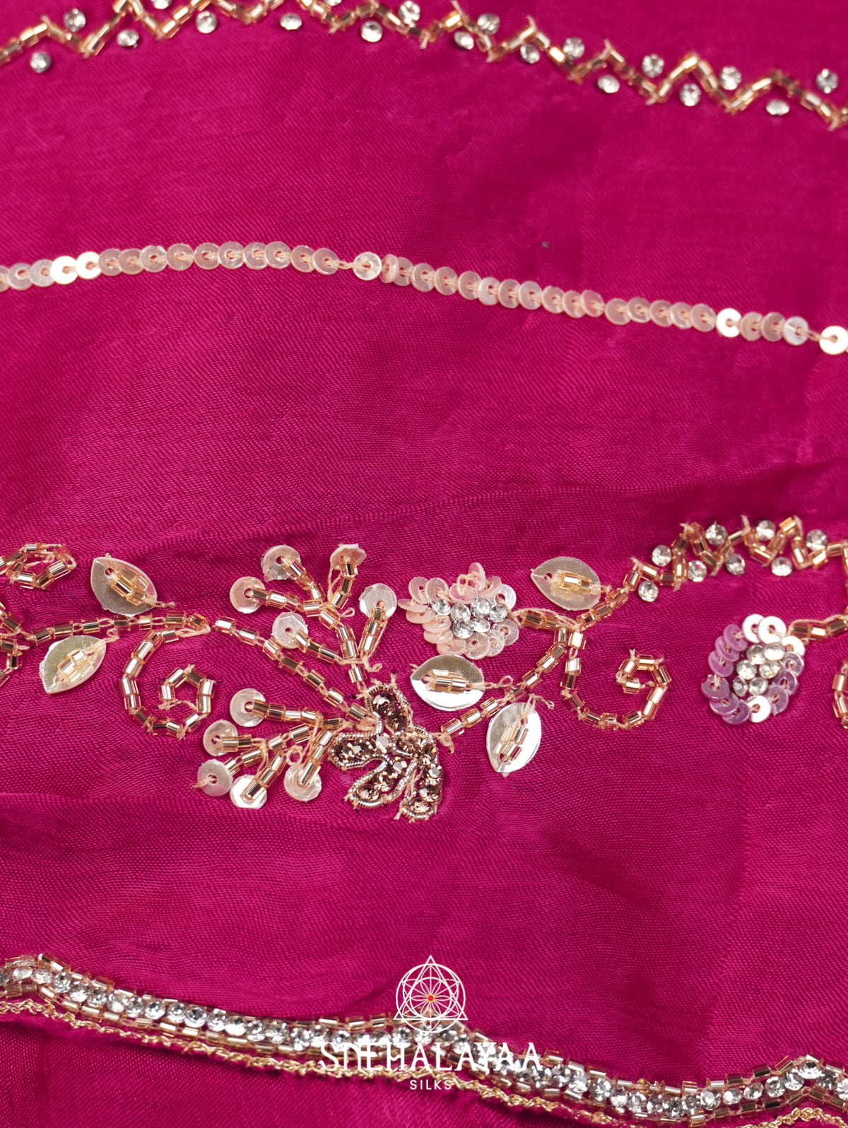 Pink Designer Saree