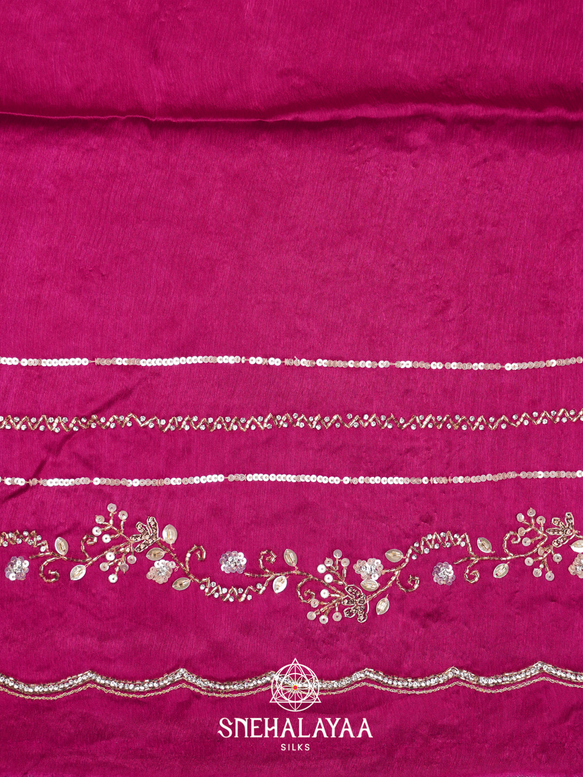 Pink Designer Saree