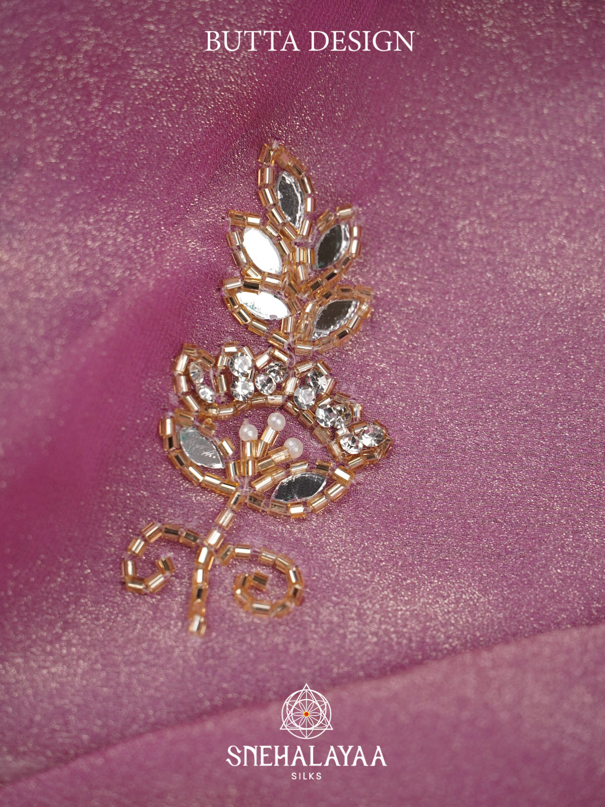 Lavender Designer Saree
