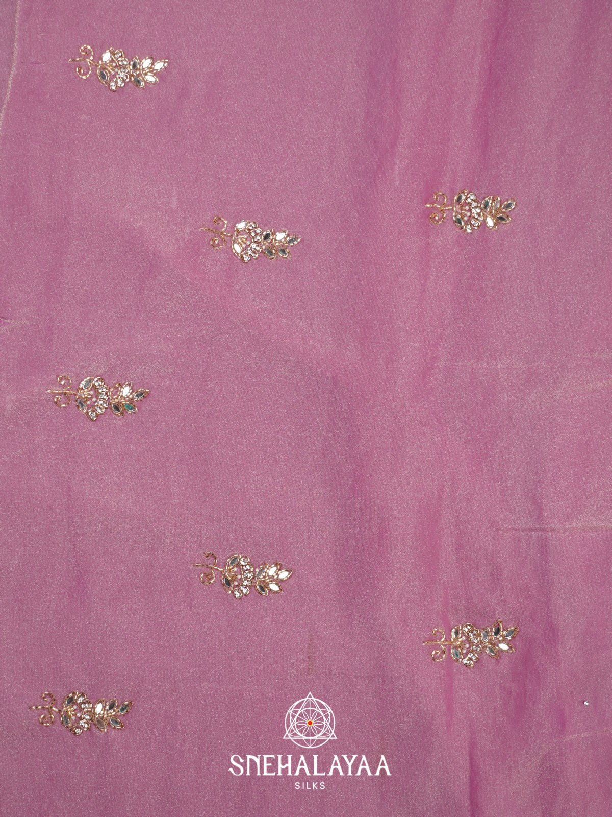 Lavender Designer Saree