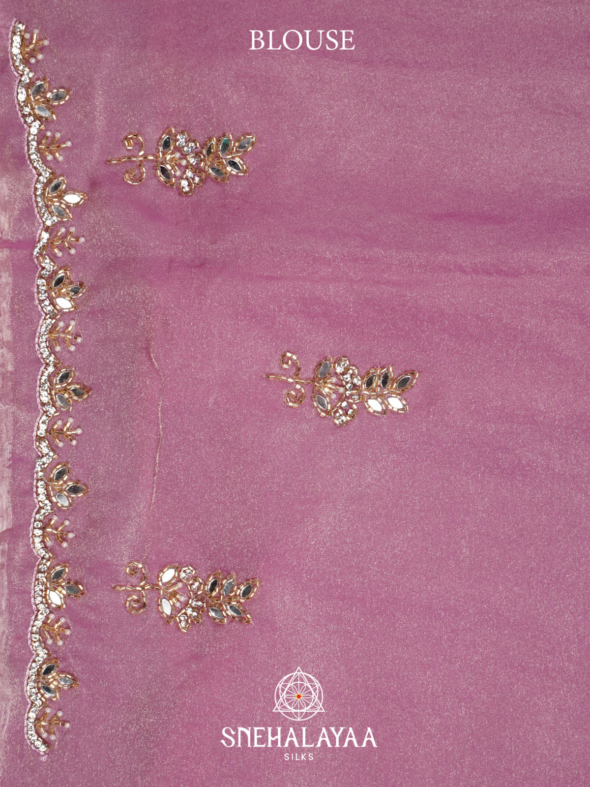 Lavender Designer Saree