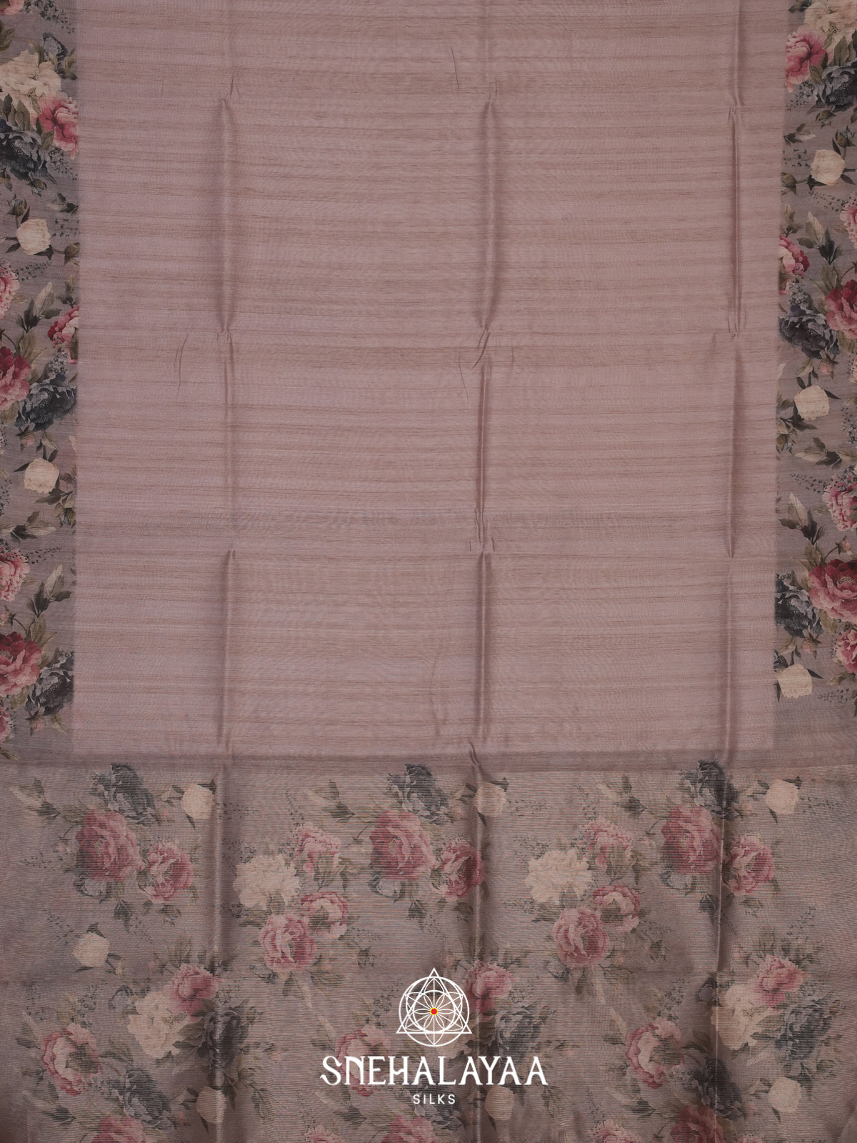 Mauve Chanderi Saree
