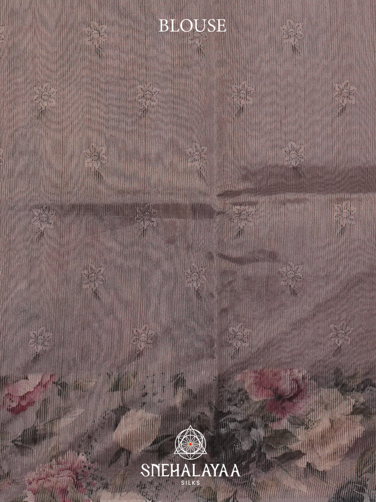 Mauve Chanderi Saree