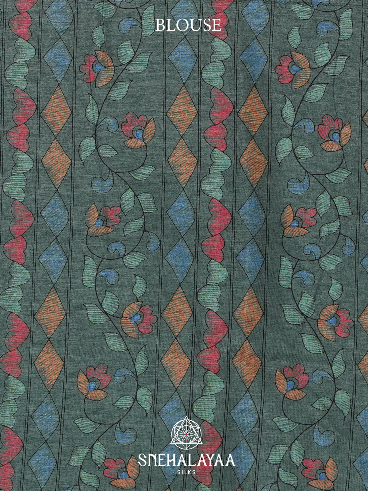 Green Tussar Saree