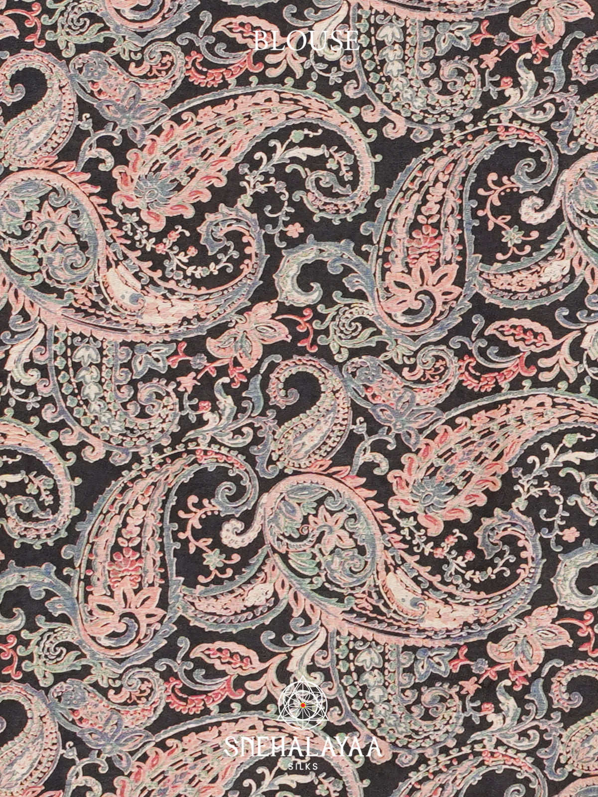 Black Tussar Saree