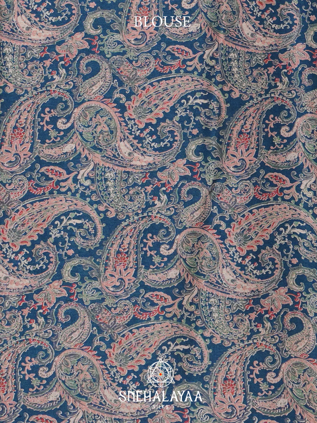 Blue Tussar Saree