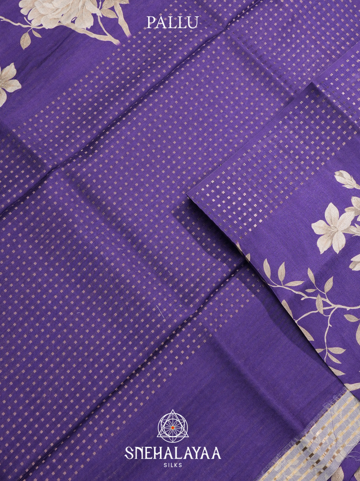 Purple Tussar Saree